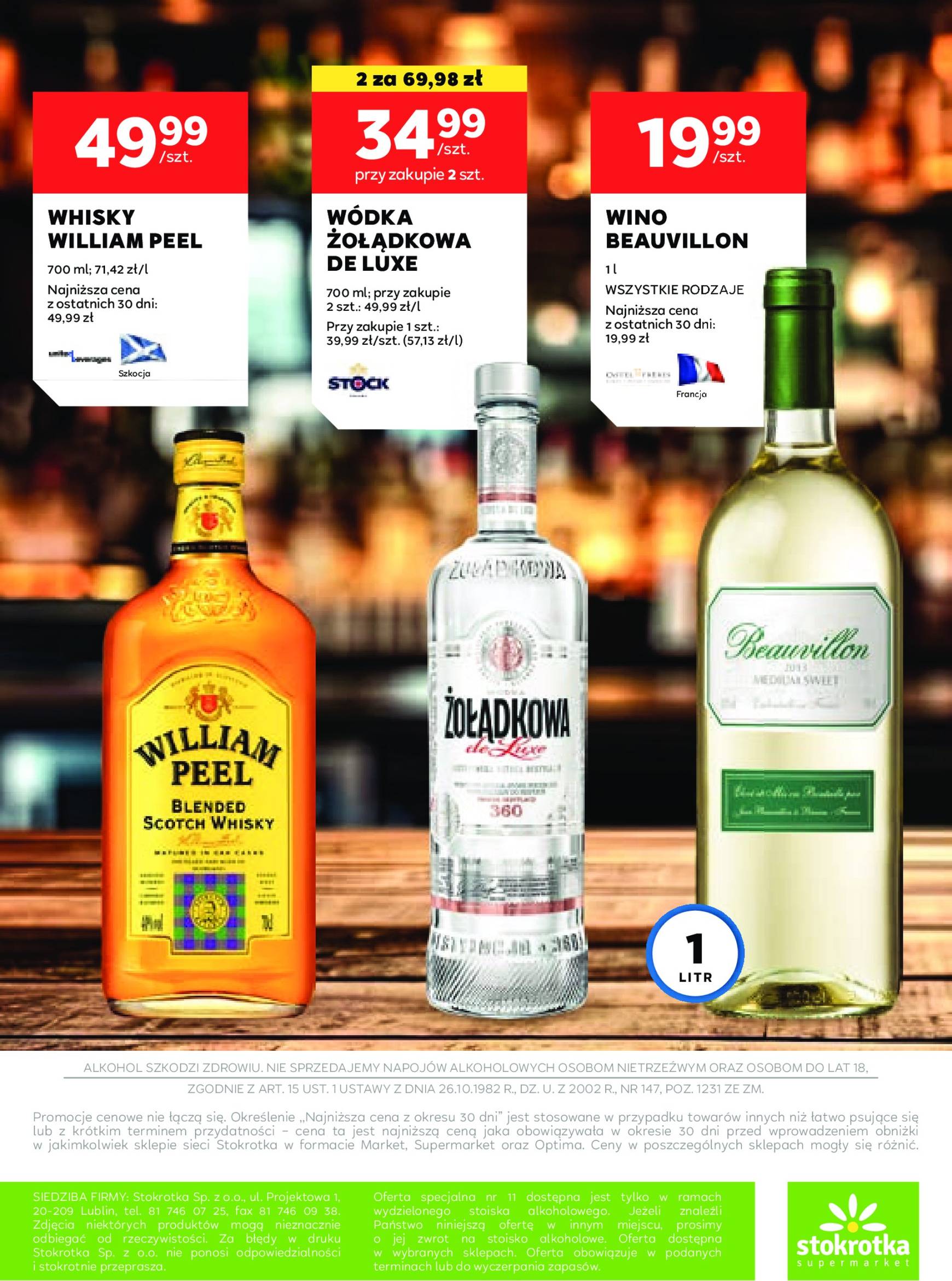 stokrotka - Stokrotka - Oferta alkoholowa gazetka ważna od 10.10. - 06.11. - page: 20