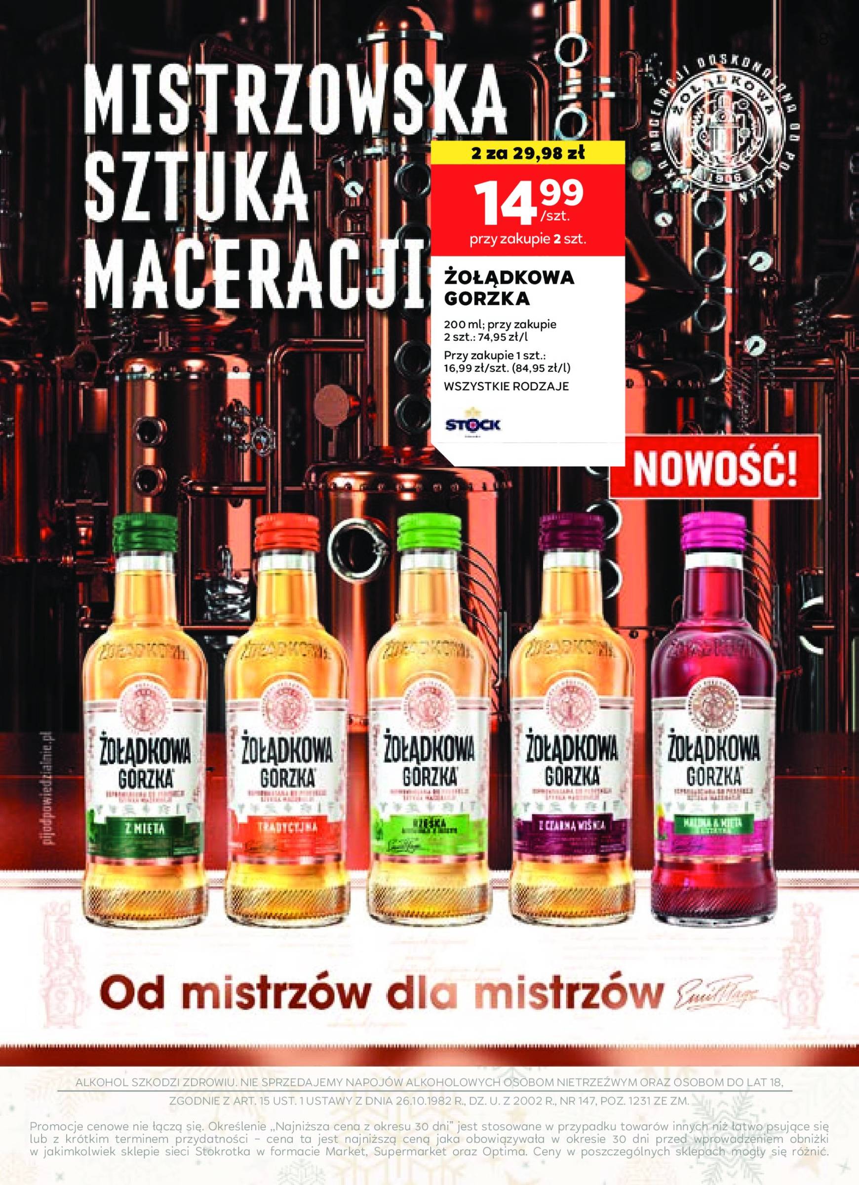 stokrotka - Stokrotka - Oferta alkoholowa gazetka ważna od 05.12. - 02.01. - page: 8