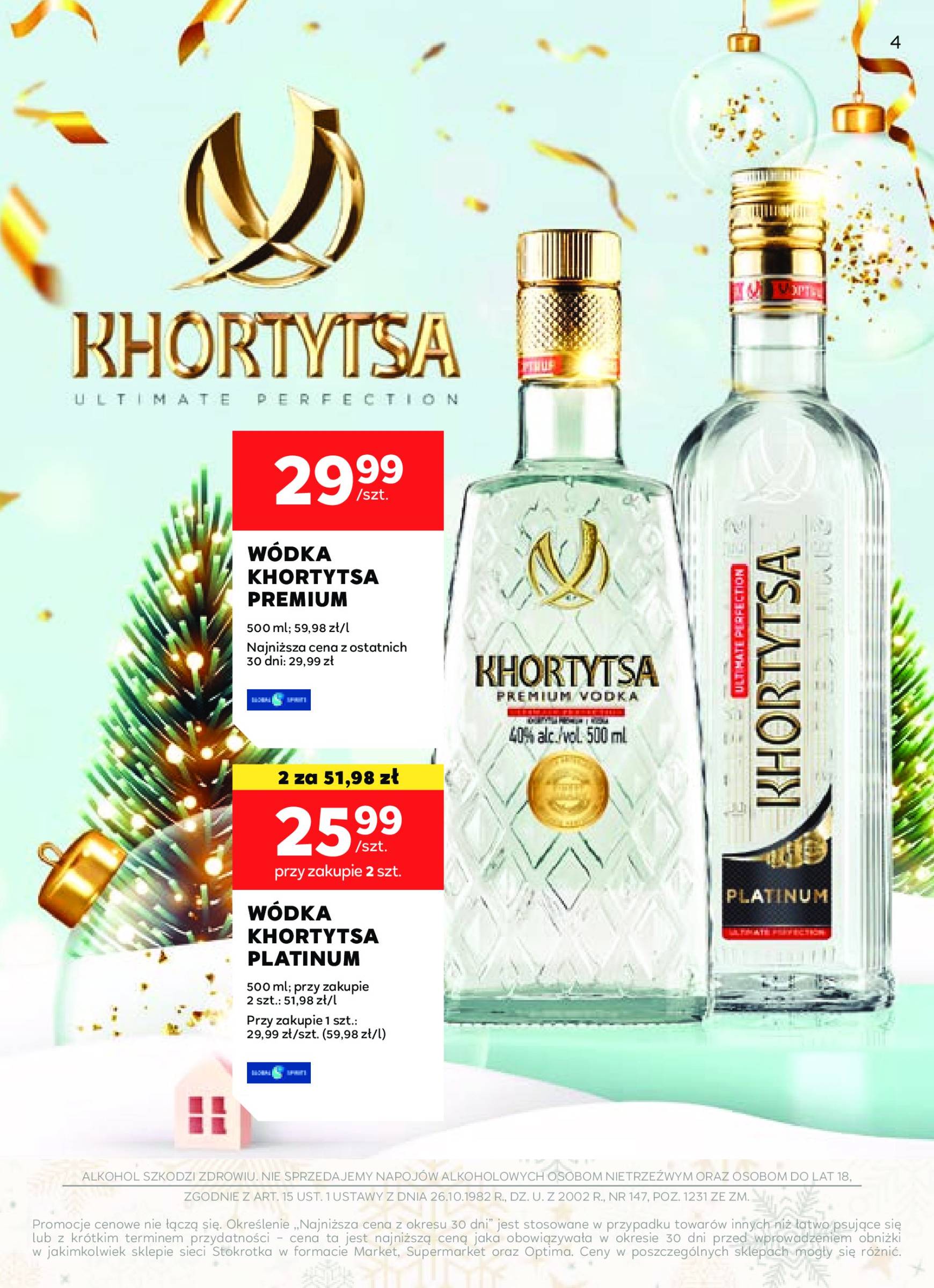 stokrotka - Stokrotka - Oferta alkoholowa gazetka ważna od 05.12. - 02.01. - page: 4