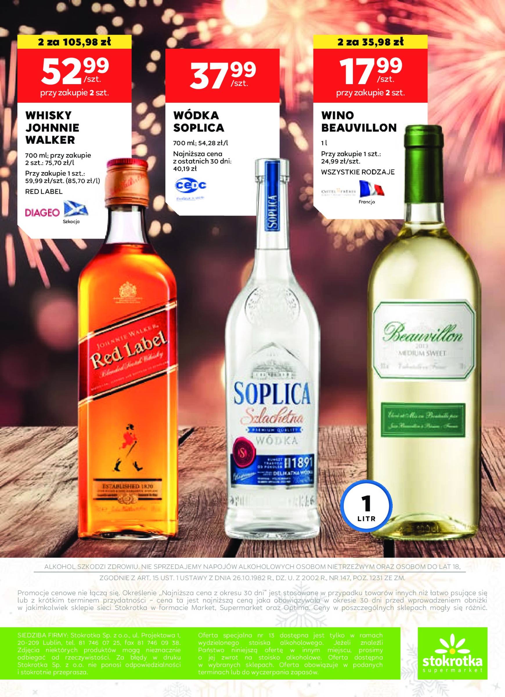 stokrotka - Stokrotka - Oferta alkoholowa gazetka ważna od 05.12. - 02.01. - page: 32