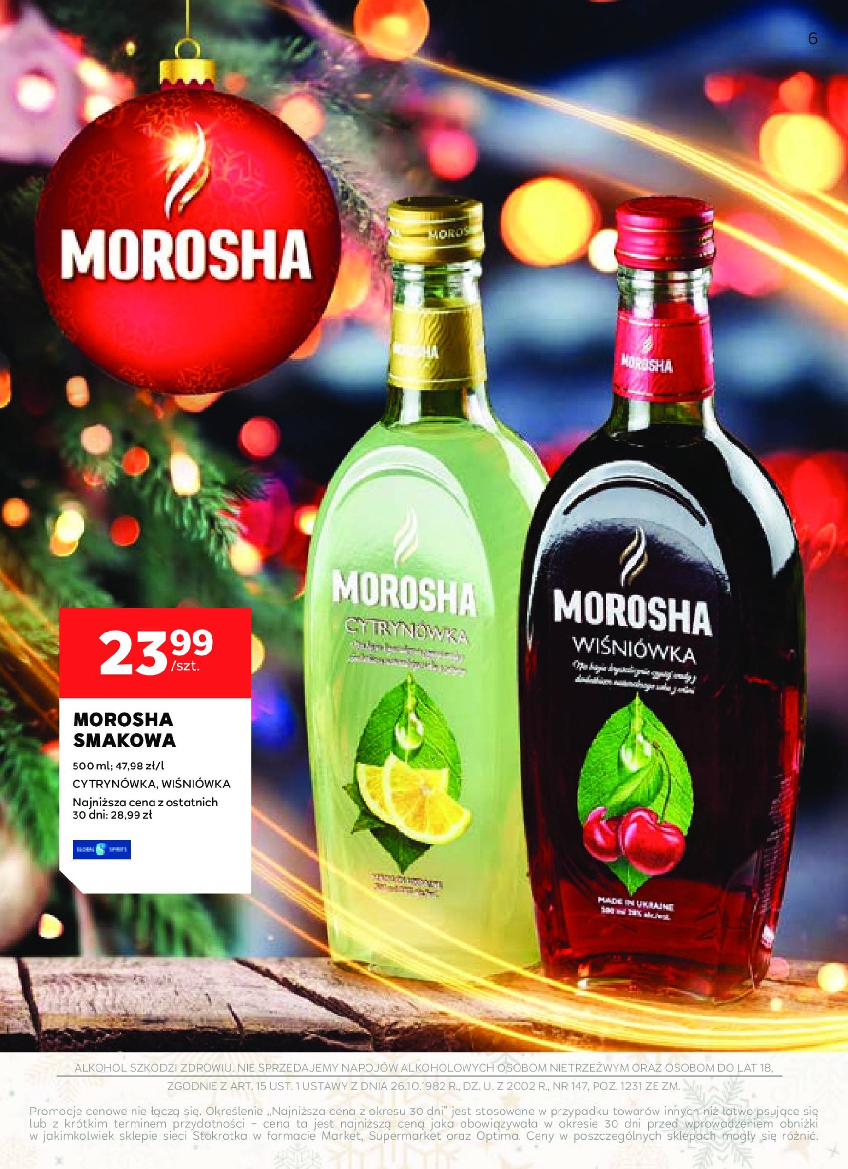 stokrotka - Stokrotka - Oferta alkoholowa gazetka ważna od 05.12. - 02.01. - page: 6