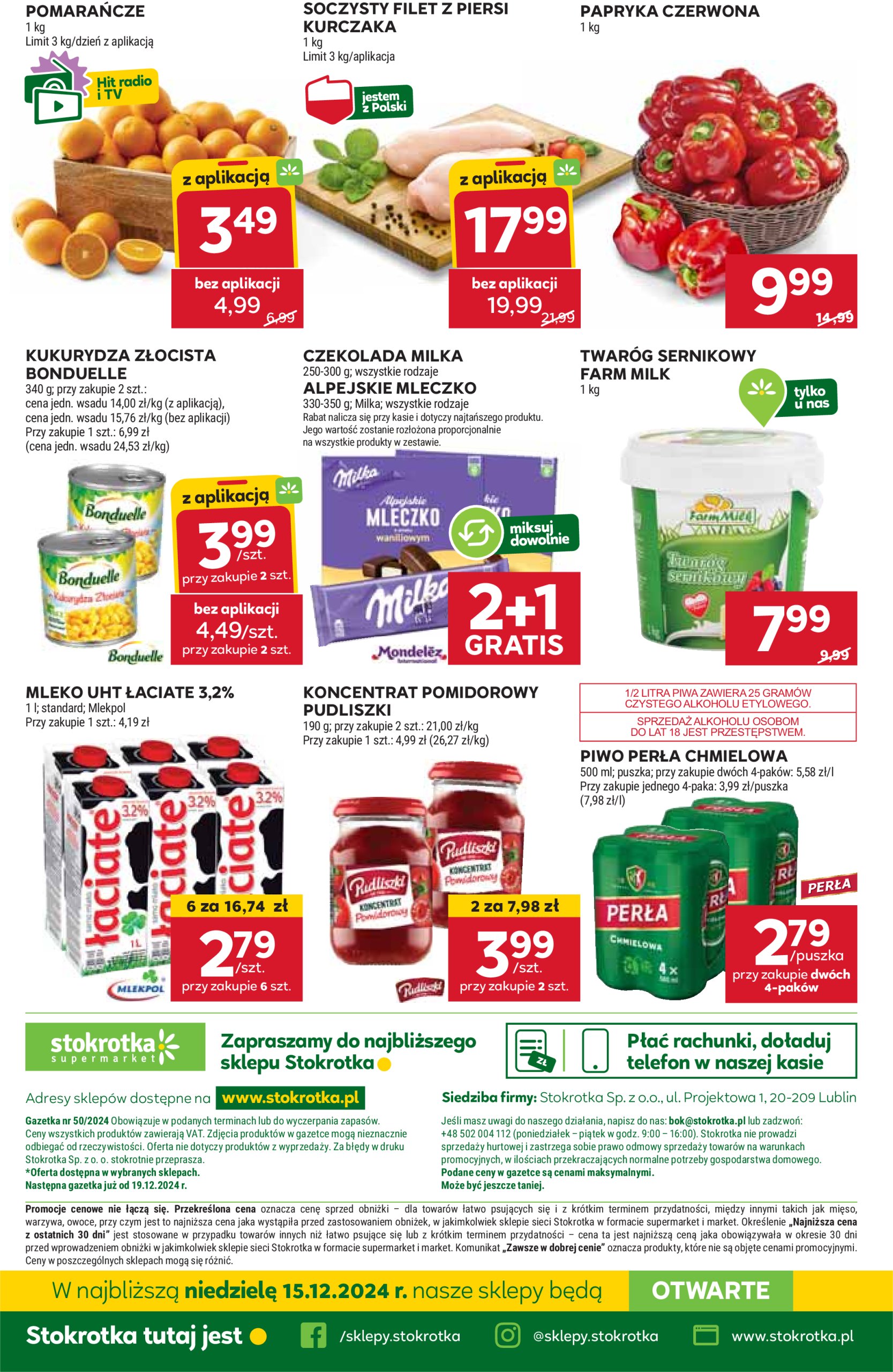 stokrotka - Stokrotka - Supermarket Opole, Radom gazetka ważna od 12.12. - 18.12. - page: 48