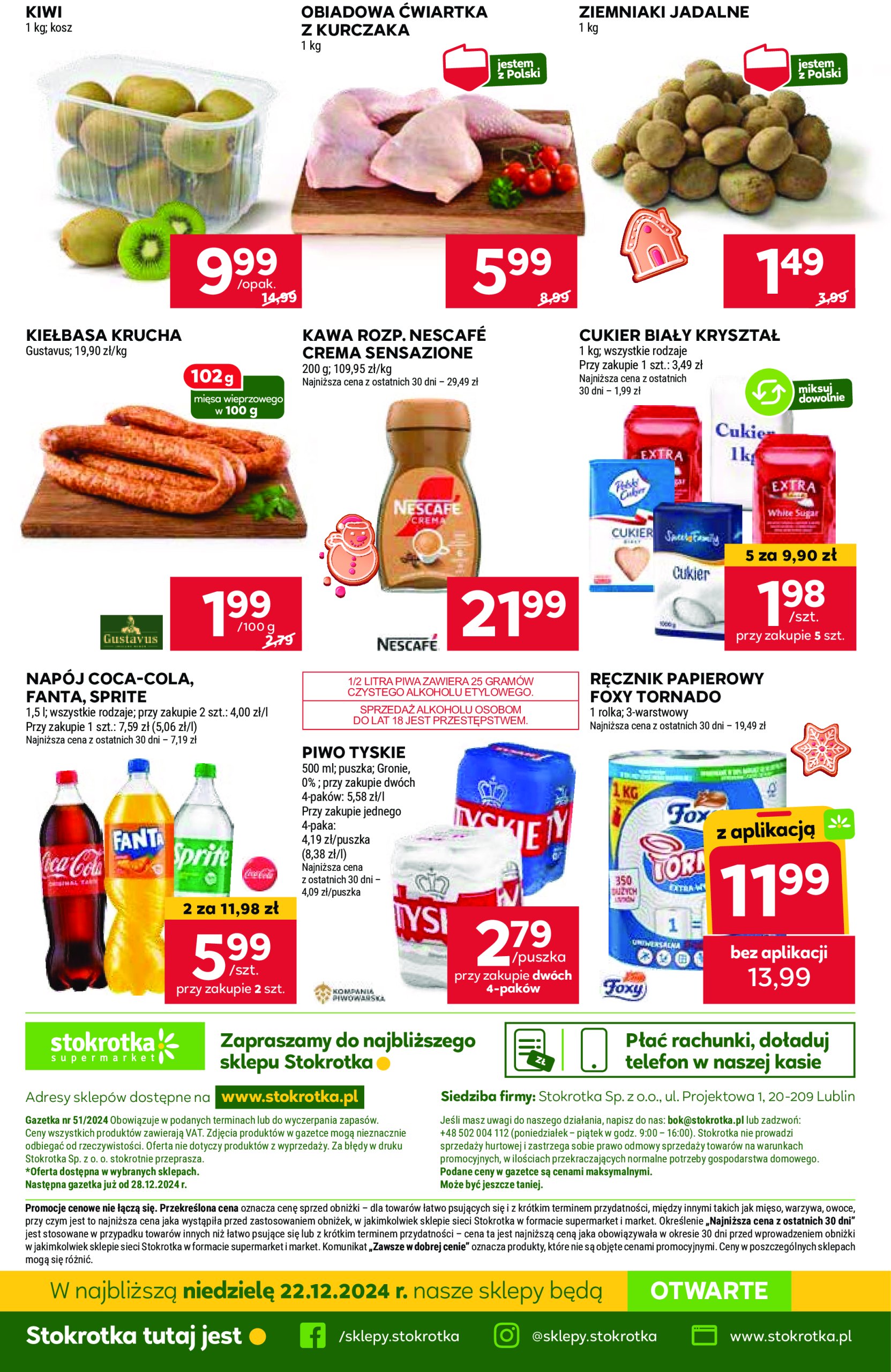 stokrotka - Stokrotka - Supermarket Opole, Radom gazetka ważna od 19.12. - 27.12. - page: 40