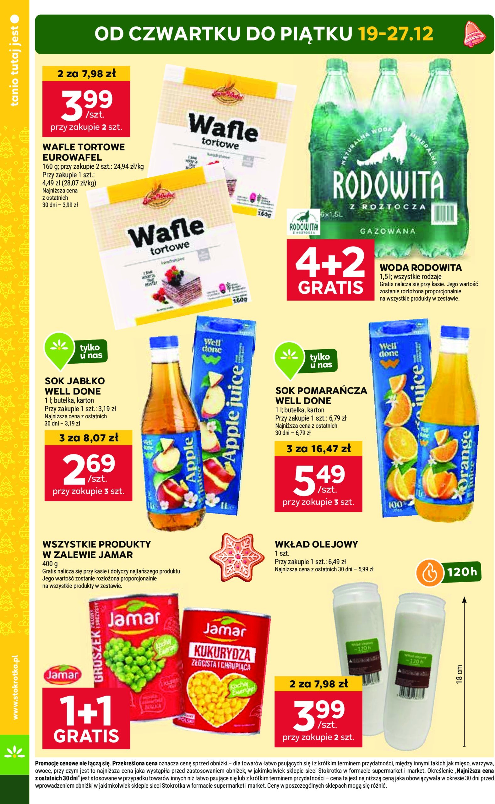 stokrotka - Stokrotka - Supermarket Opole, Radom gazetka ważna od 19.12. - 27.12. - page: 8