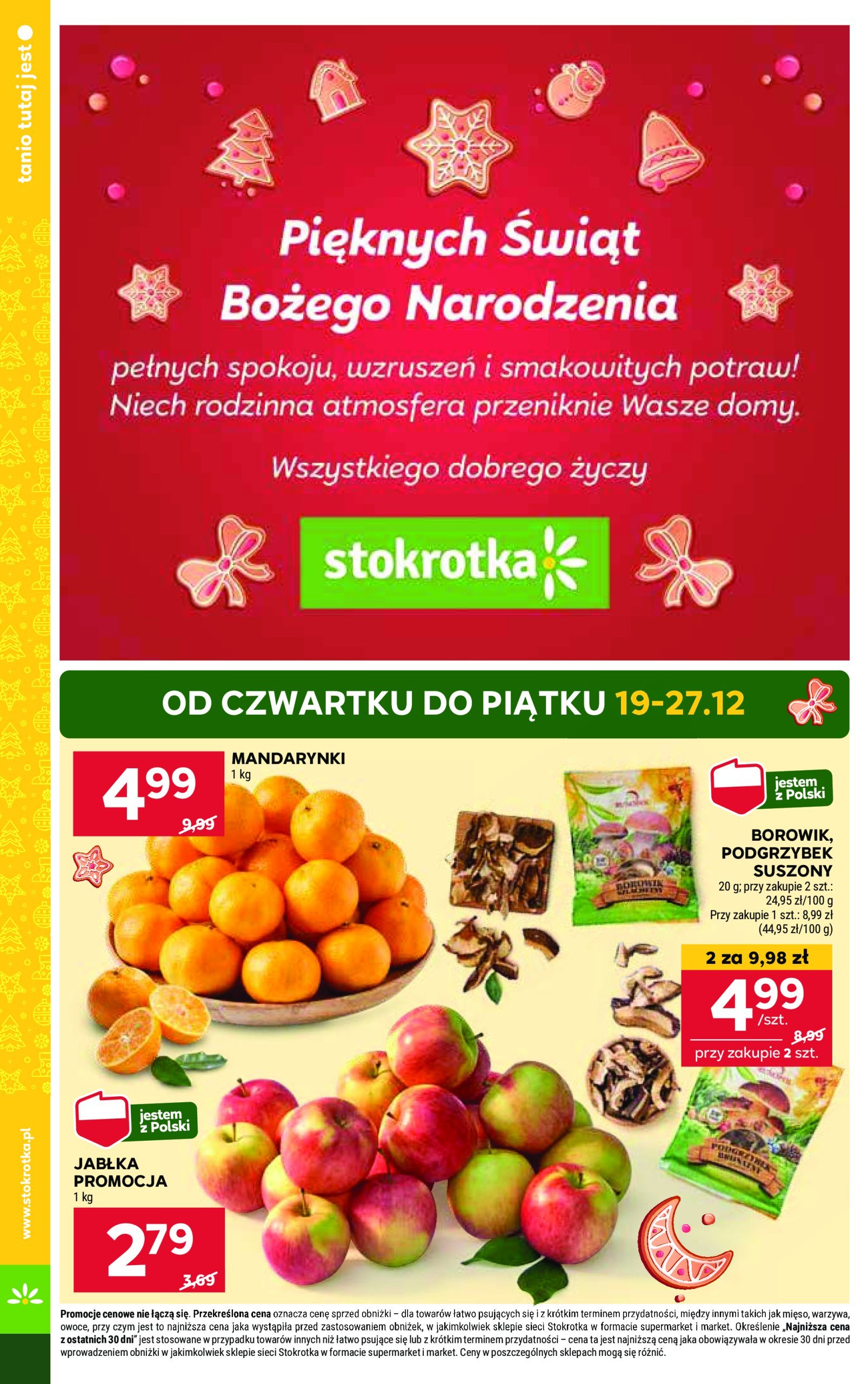 stokrotka - Stokrotka - Supermarket gazetka ważna od 19.12. - 27.12. - page: 6