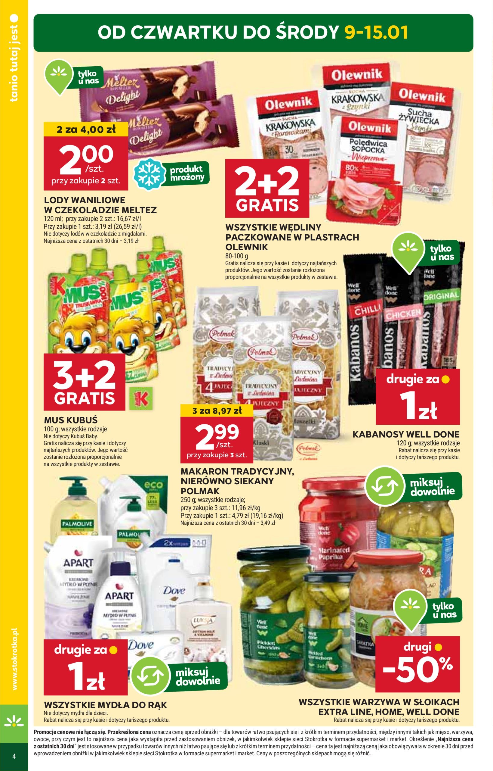 stokrotka - Stokrotka - Supermarket gazetka ważna od 09.01. - 15.01. - page: 4