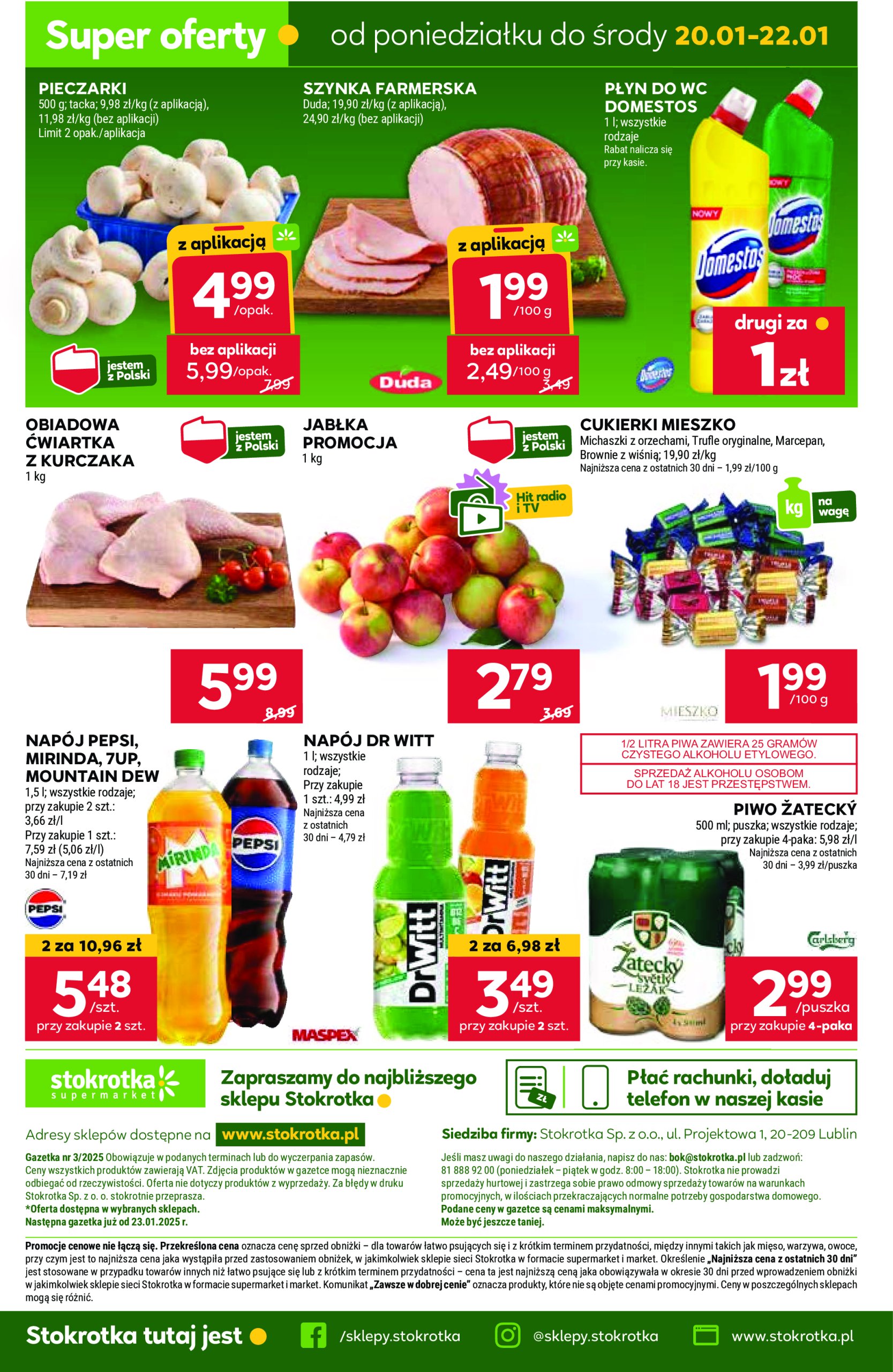 stokrotka - Stokrotka - Supermarket Opole, Radom gazetka ważna od 16.01. - 22.01. - page: 28