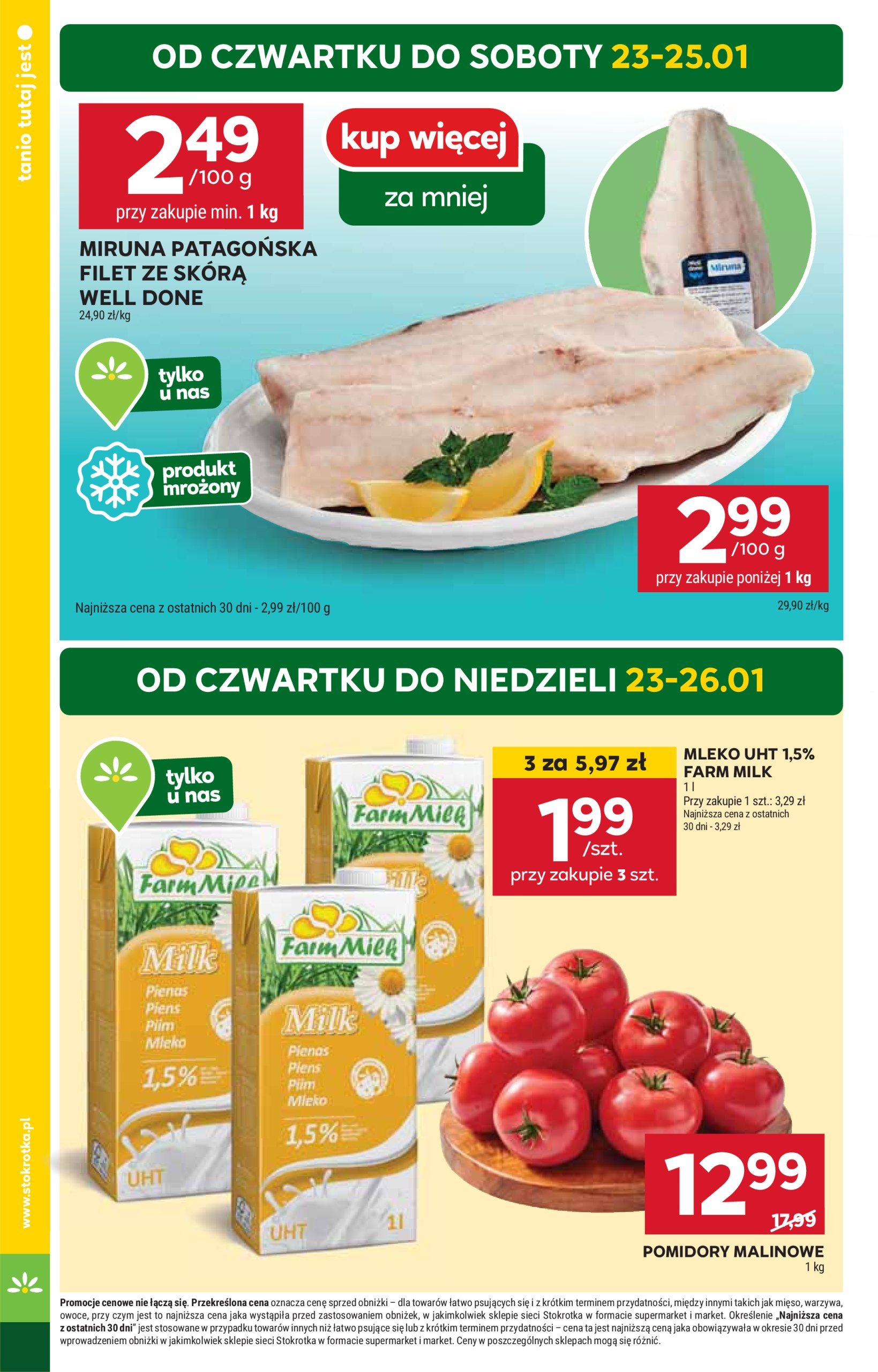 stokrotka - Stokrotka - Supermarket gazetka ważna od 23.01. - 29.01. - page: 4