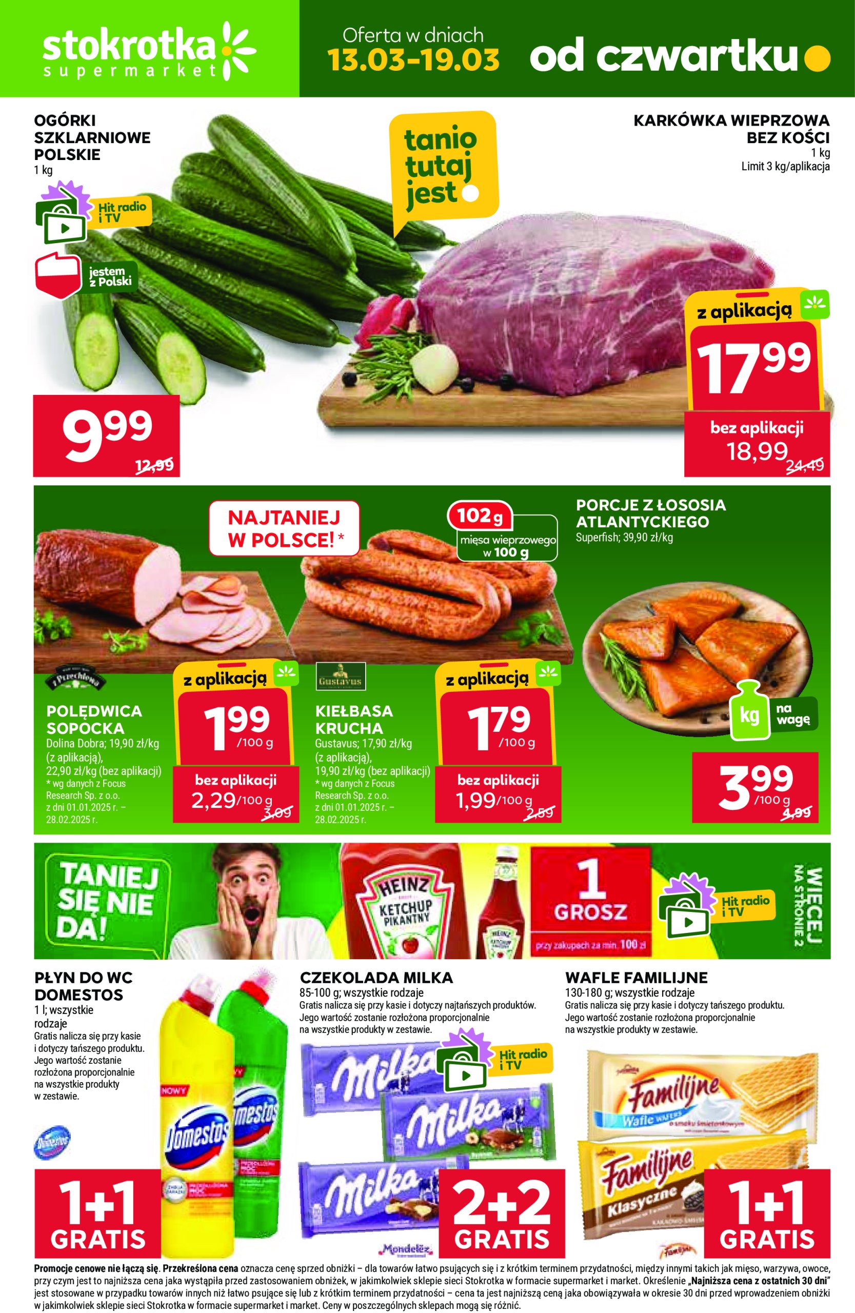 stokrotka - Stokrotka - Supermarket gazetka ważna od 13.03. - 19.03.