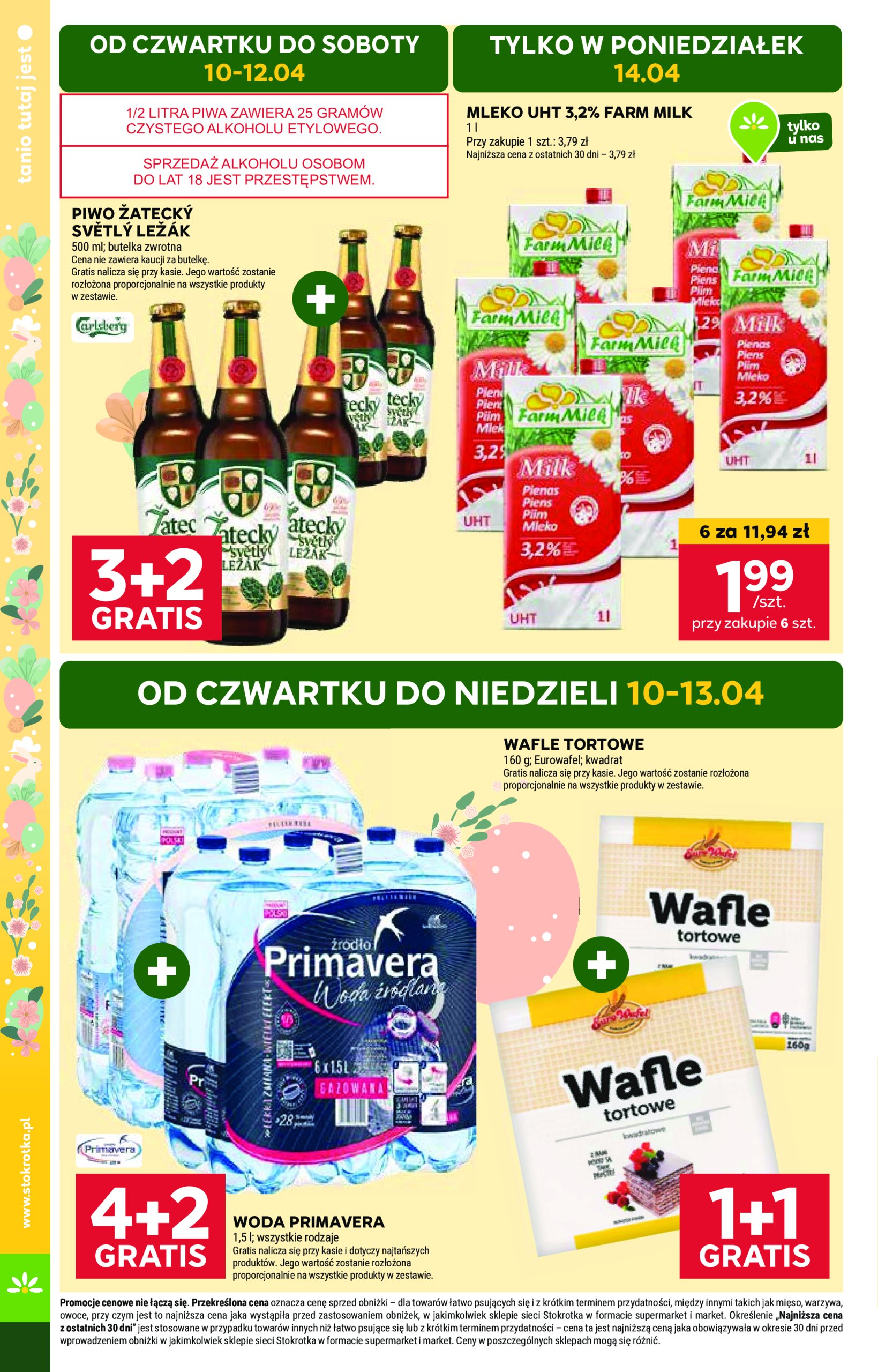 stokrotka - Stokrotka - Supermarket gazetka ważna od 10.04. - 15.04. - page: 4