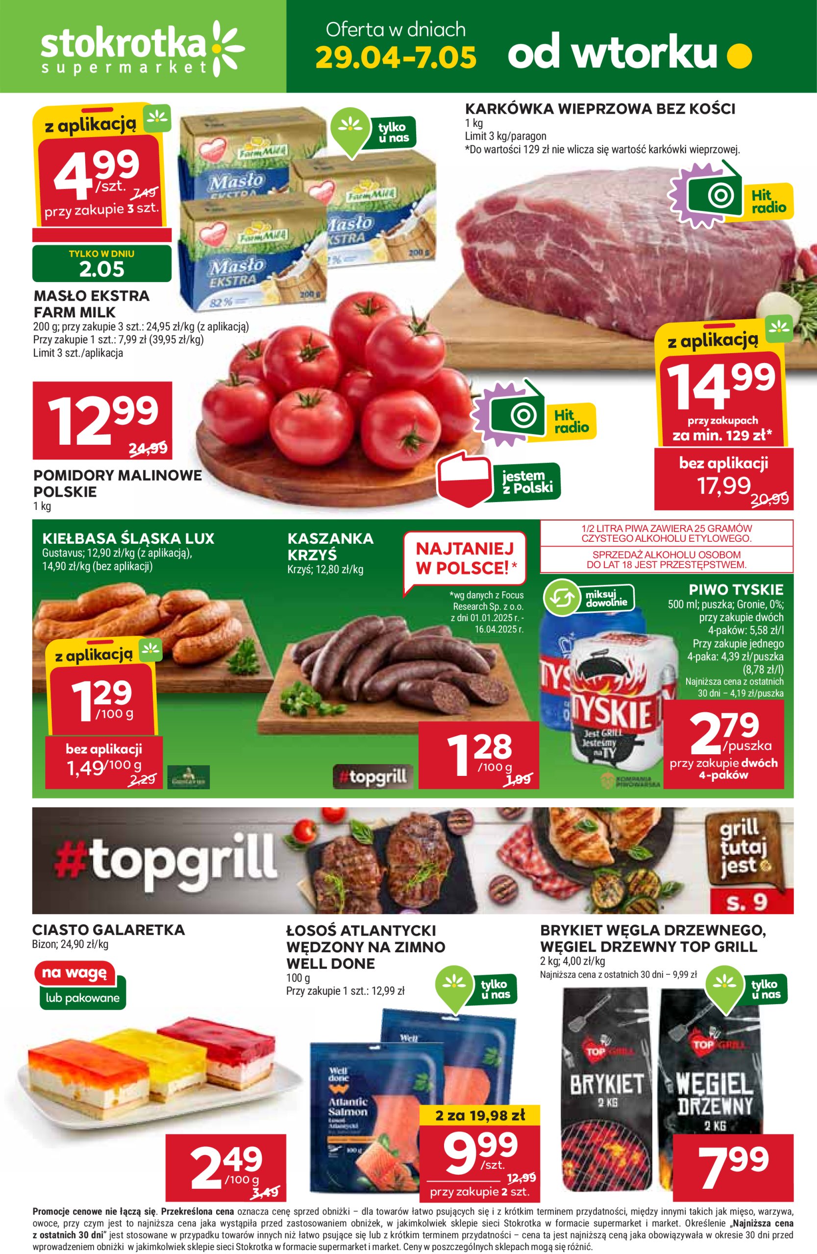 stokrotka - Stokrotka - Supermarket gazetka ważna od 29.04. - 07.05.