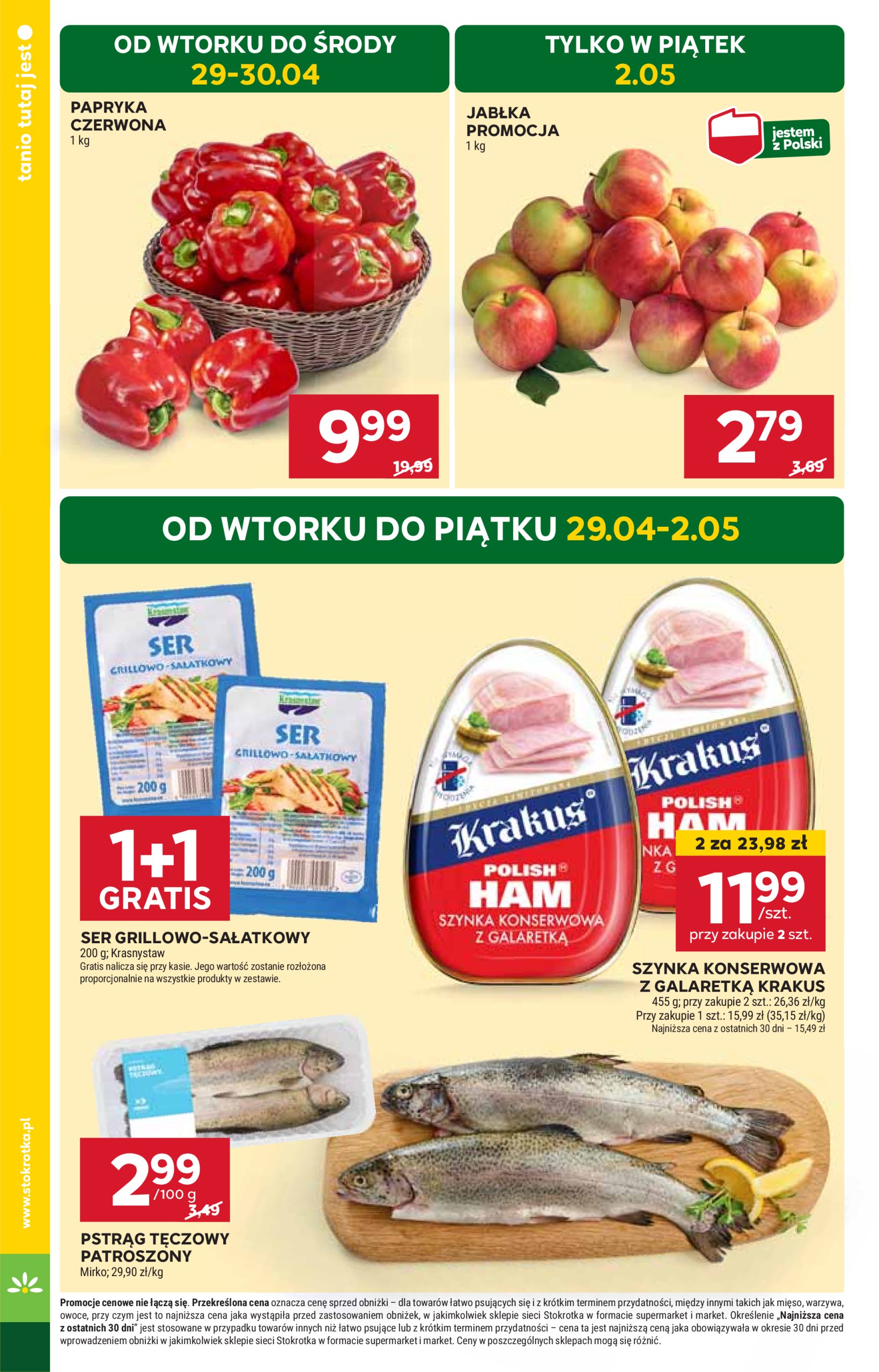 stokrotka - Stokrotka - Supermarket gazetka ważna od 29.04. - 07.05. - page: 2 stokrotka - Stokrotka - Supermarket gazetka ważna od 29.04. - 07.05. - page: 2