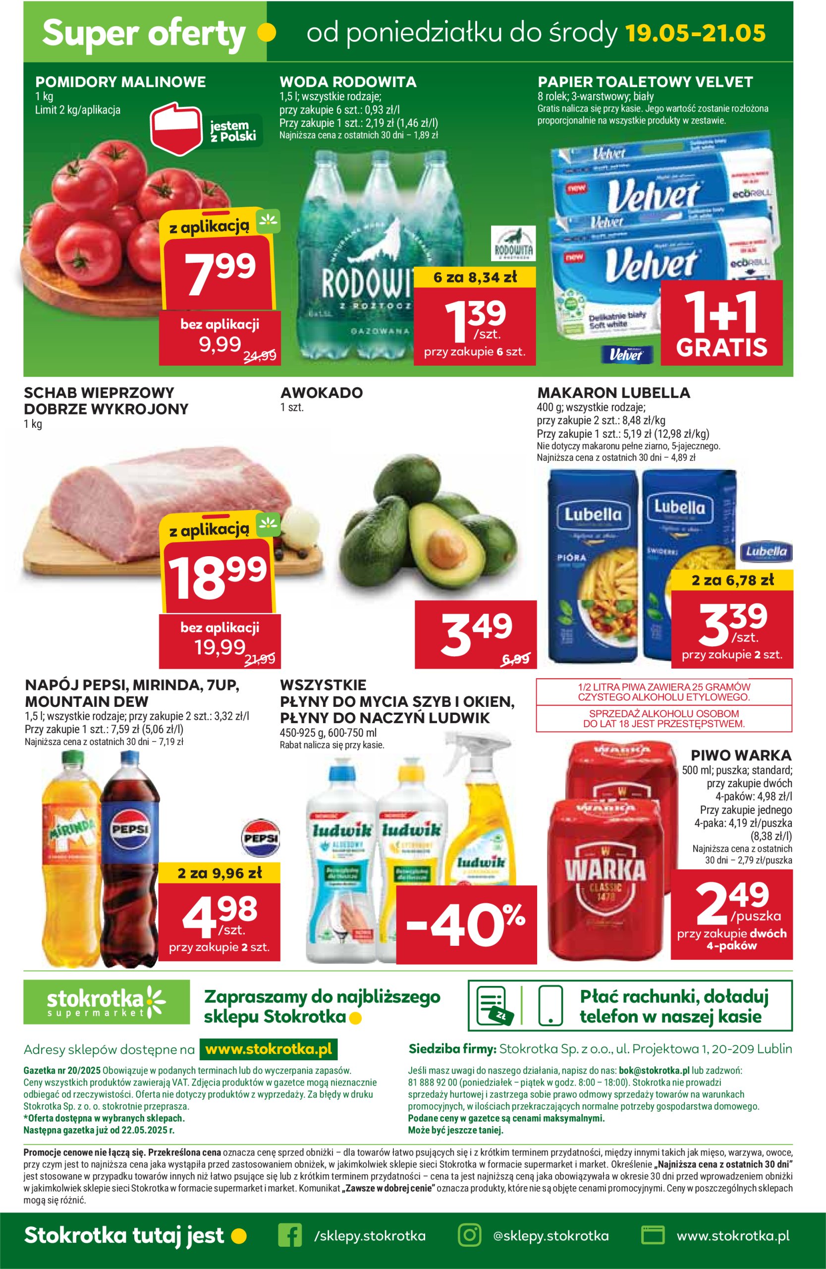stokrotka - Stokrotka - Supermarket gazetka ważna od 15.05. - 21.05. - page: 38 stokrotka - Stokrotka - Supermarket gazetka ważna od 15.05. - 21.05. - page: 38