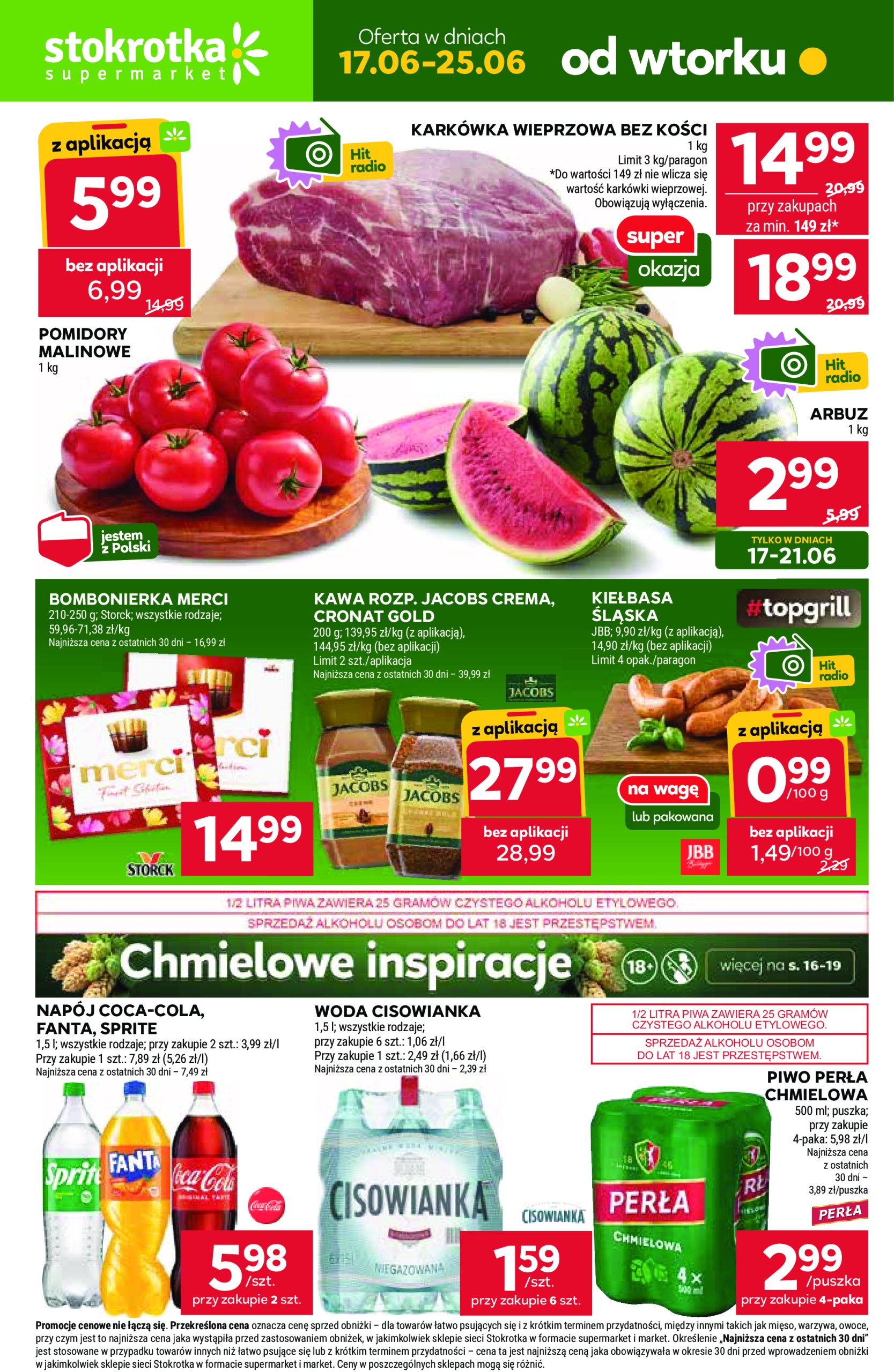 stokrotka - Gazetka Stokrotka - Supermarket ważna od 17.06. - 25.06.