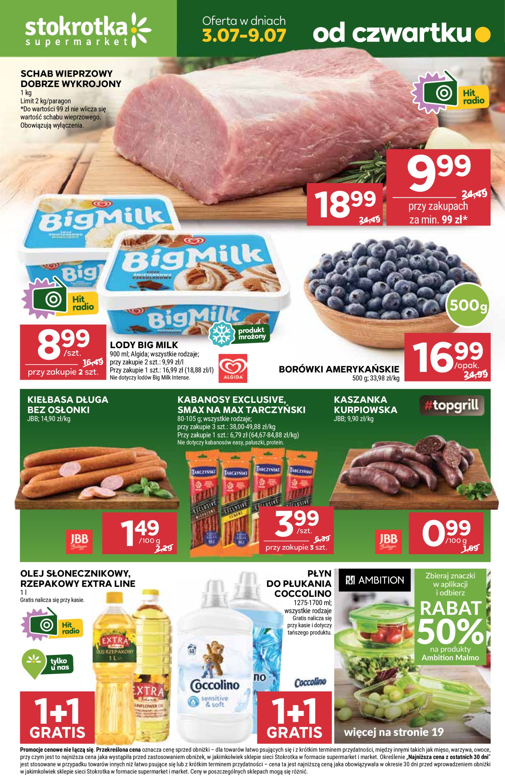stokrotka - Gazetka Stokrotka - Supermarket ważna od 03.07. - 09.07.