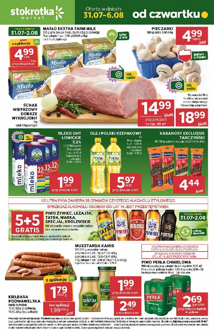 stokrotka - Gazetka Stokrotka - Market ważna od 31.07. - 06.08.