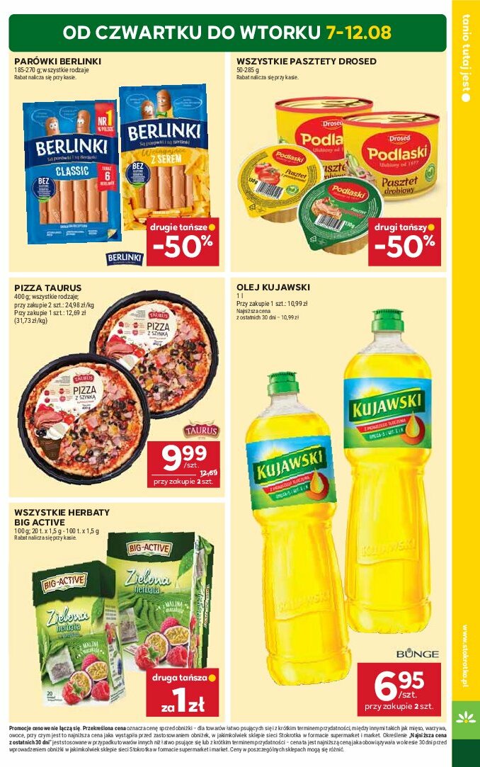 stokrotka - Gazetka Stokrotka - Supermarket - ważna od 07.08. do 12.08. - page: 3