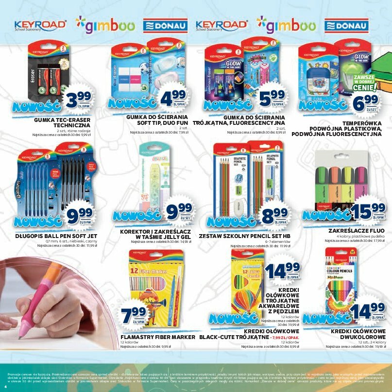 stokrotka - Gazetka Stokrotka - Katalog Witaj Szkoło! - ważna od 13.08. do 03.09. - page: 4 stokrotka - Gazetka Stokrotka - Katalog Witaj Szkoło! - ważna od 13.08. do 03.09. - page: 4