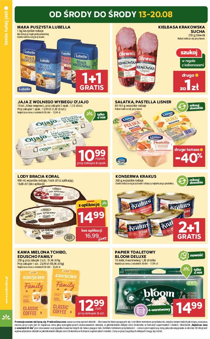 stokrotka - Gazetka Stokrotka - Supermarket - ważna od 13.08. do 20.08. - page: 2 stokrotka - Gazetka Stokrotka - Supermarket - ważna od 13.08. do 20.08. - page: 2