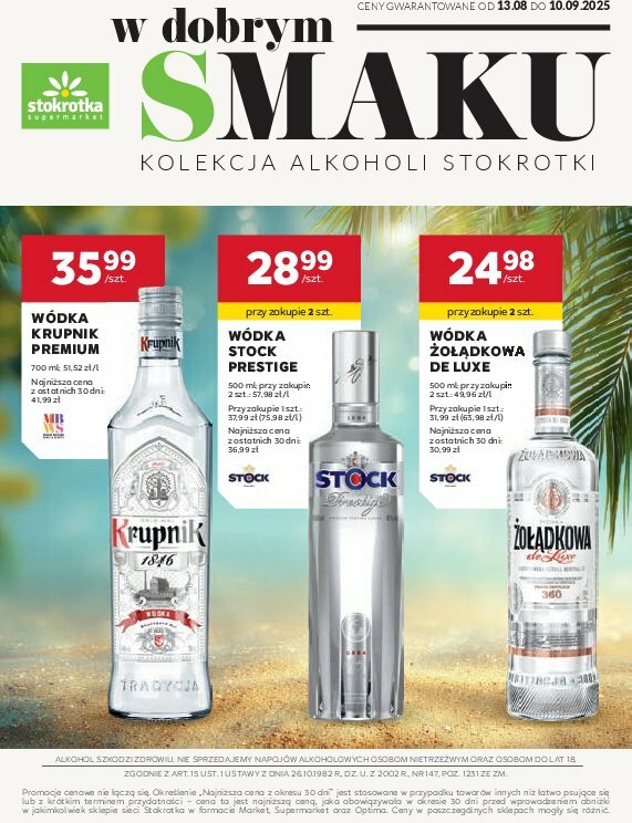 stokrotka - Gazetka Stokrotka - W dobrym smaku! - ważna od 13.08. do 10.09.