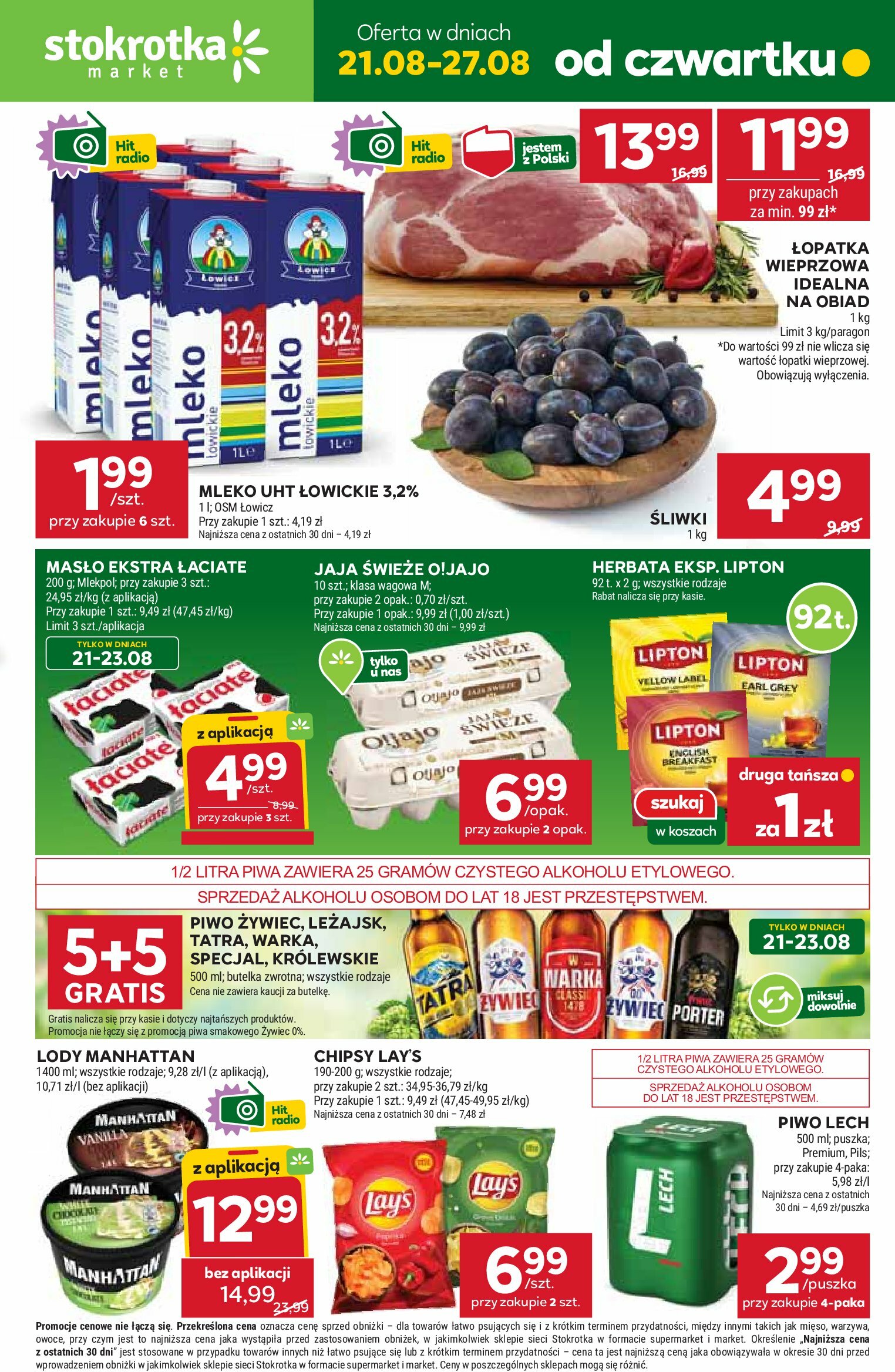 stokrotka - Gazetka Stokrotka - Market - ważna od 21.08. do 27.08.