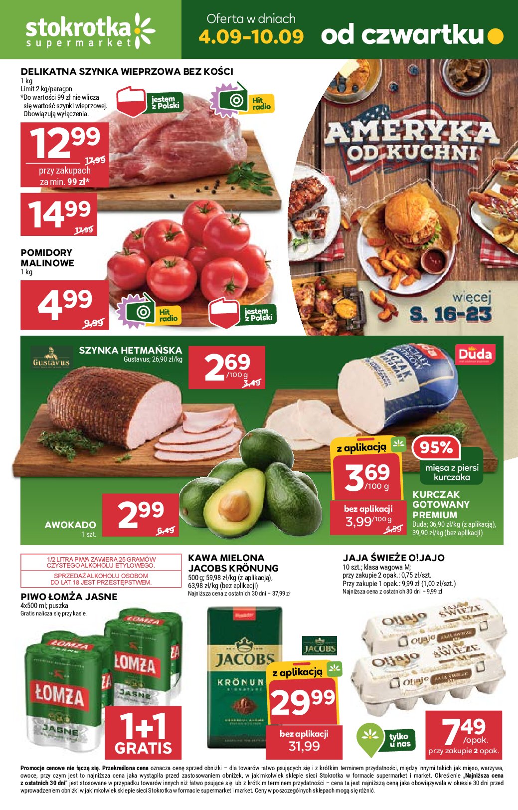 stokrotka - Gazetka Stokrotka - Supermarket - ważna od 04.09. do 10.09.