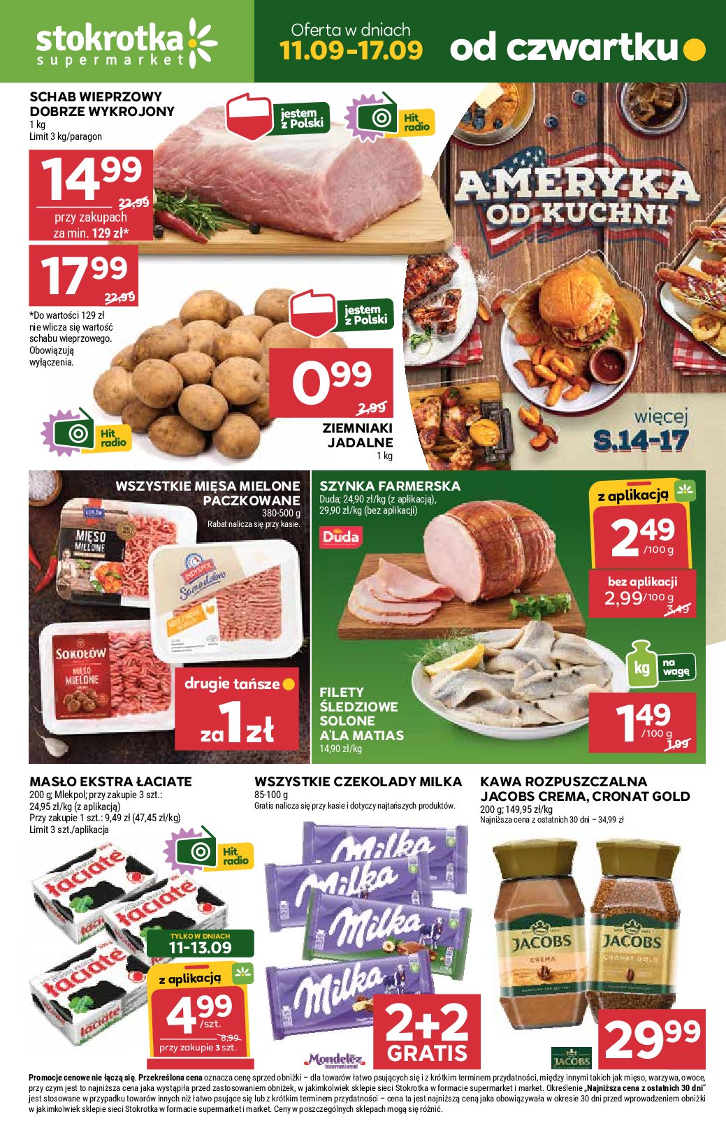 stokrotka - Gazetka Stokrotka - Supermarket - ważna od 11.09. do 17.09.