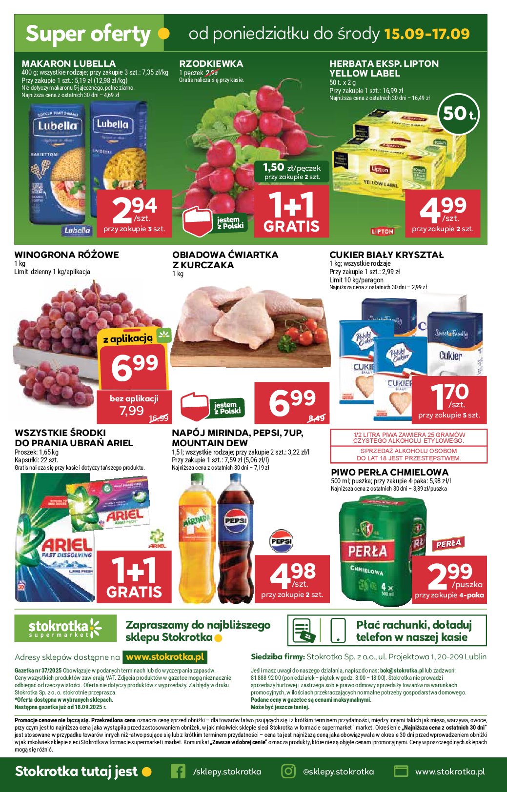 stokrotka - Gazetka Stokrotka - Supermarket - ważna od 11.09. do 17.09. - page: 48 stokrotka - Gazetka Stokrotka - Supermarket - ważna od 11.09. do 17.09. - page: 48