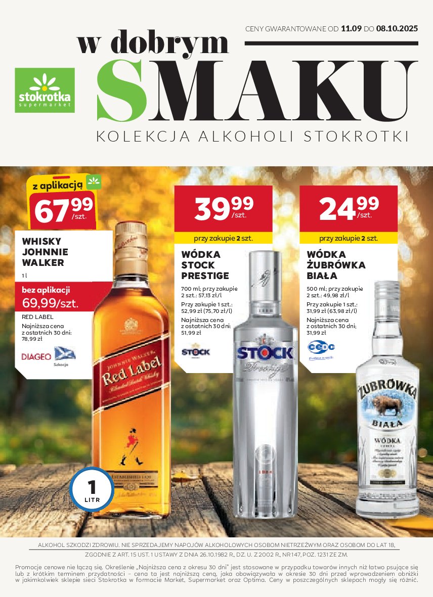 stokrotka - Gazetka Stokrotka - W dobrym smaku! - ważna od 11.09. do 08.10.