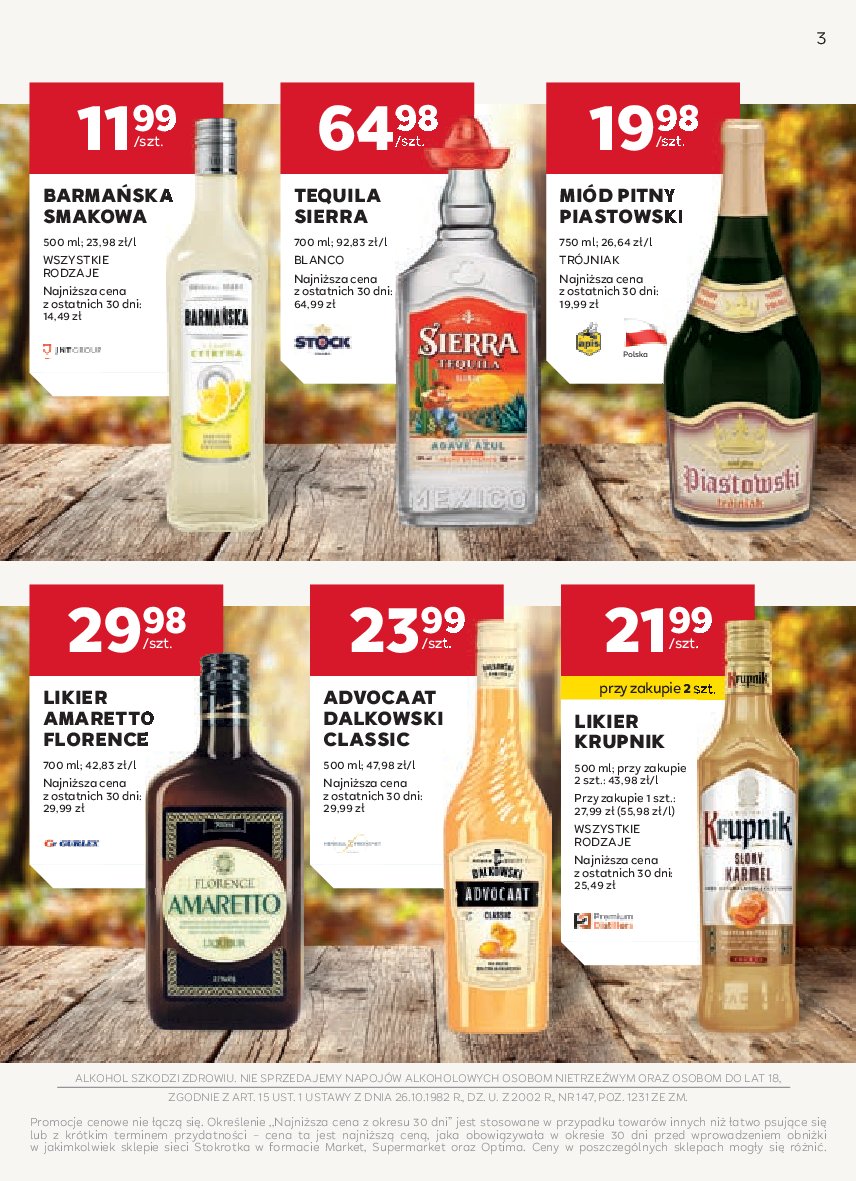 stokrotka - Gazetka Stokrotka - W dobrym smaku! - ważna od 11.09. do 08.10. - page: 3