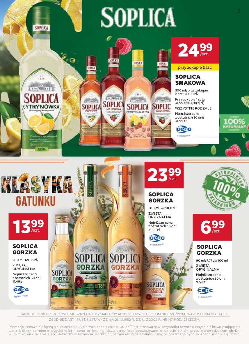 stokrotka - Gazetka Stokrotka - W dobrym smaku! - ważna od 11.09. do 08.10. - page: 5