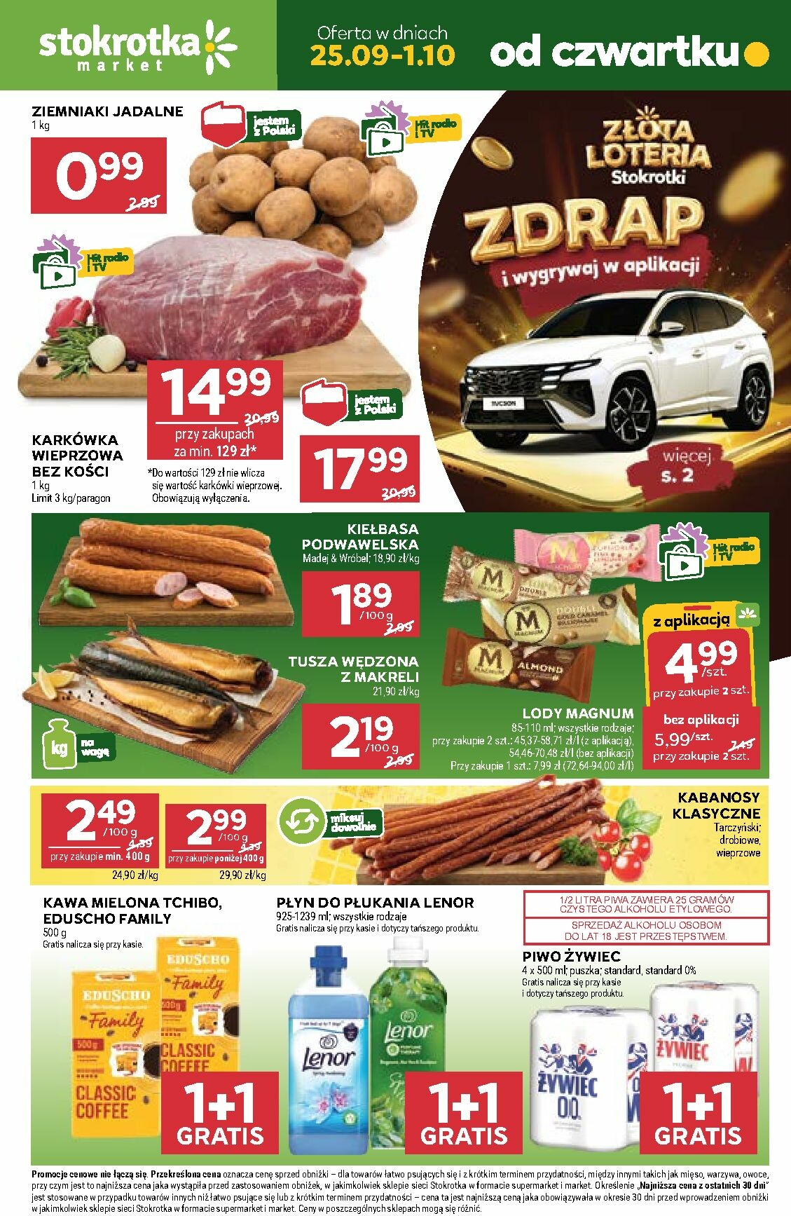 stokrotka - Gazetka Stokrotka - Market - ważna od 25.09. do 01.10.