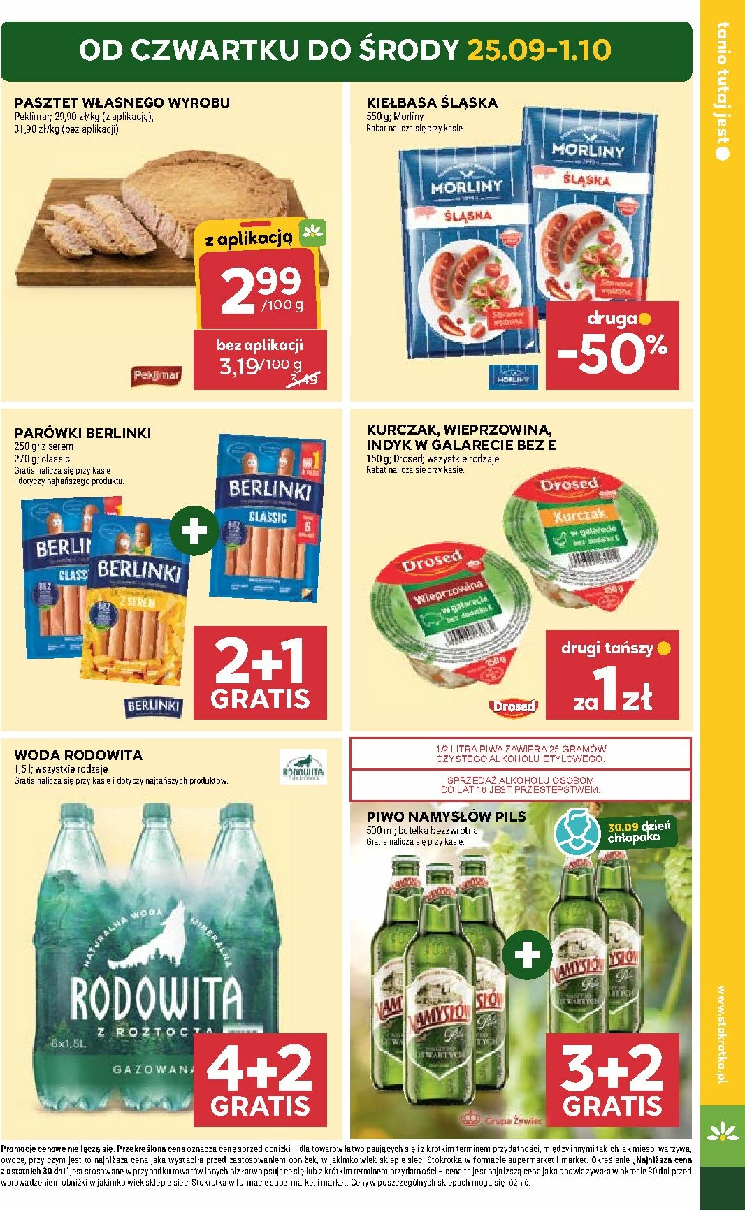 stokrotka - Gazetka Stokrotka - Supermarket - ważna od 25.09. do 01.10. - page: 3