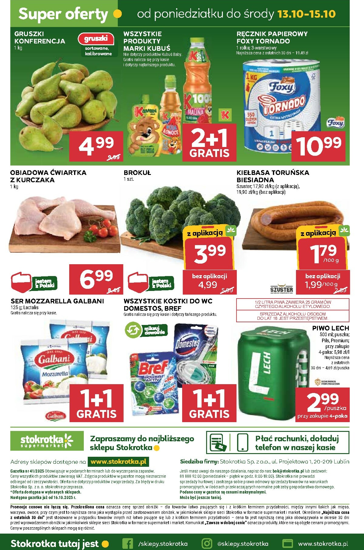 stokrotka - Gazetka Stokrotka - Supermarket - ważna od 09.10. do 15.10. - page: 48