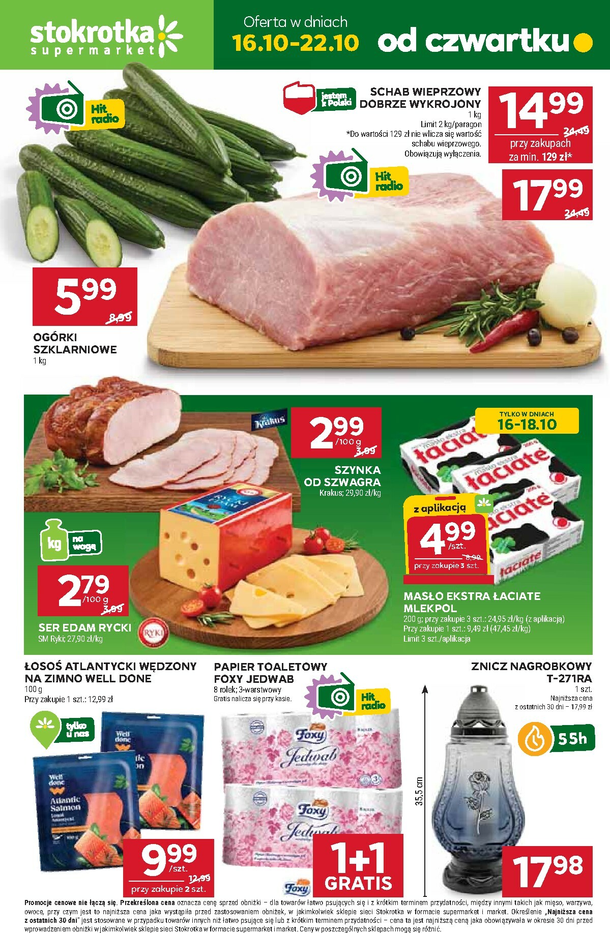 stokrotka - Gazetka Stokrotka - Supermarket - ważna od 16.10. do 22.10.