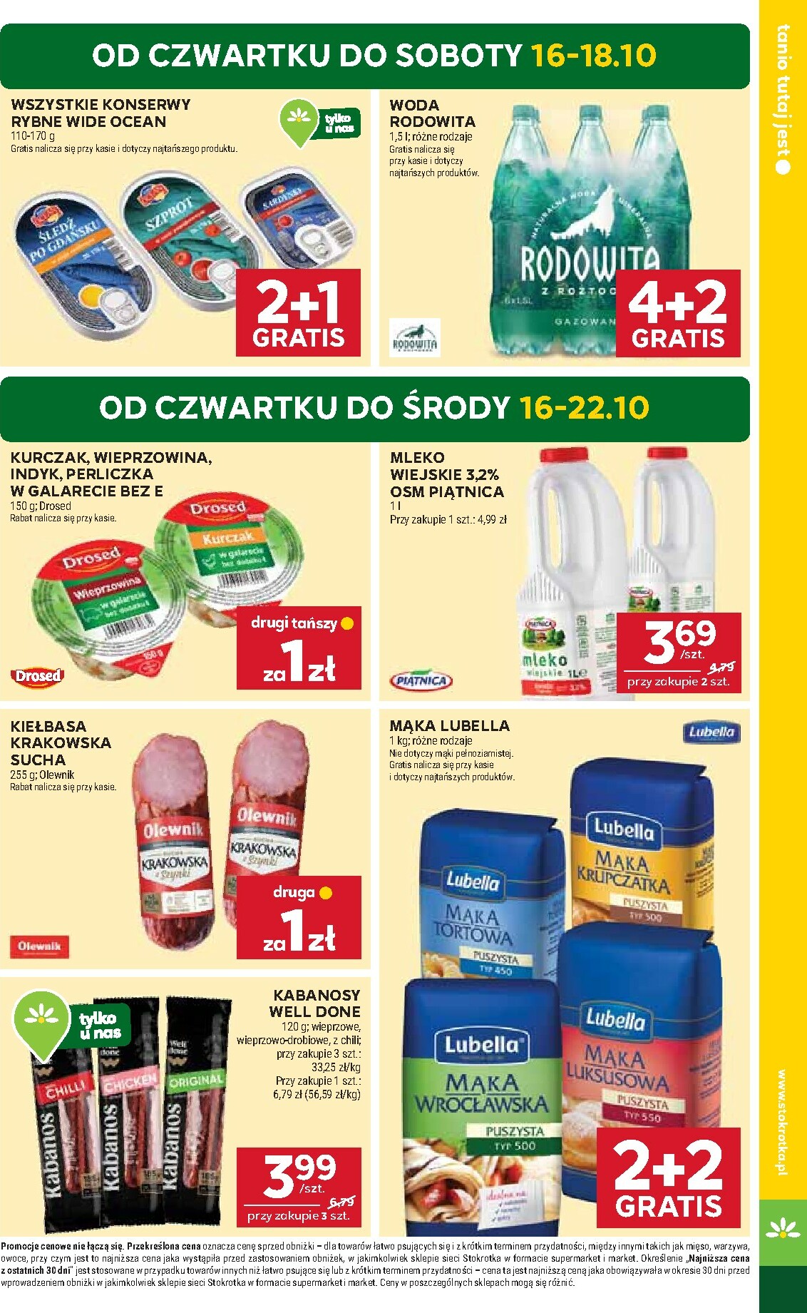 stokrotka - Gazetka Stokrotka - Supermarket - ważna od 16.10. do 22.10. - page: 3 stokrotka - Gazetka Stokrotka - Supermarket - ważna od 16.10. do 22.10. - page: 3