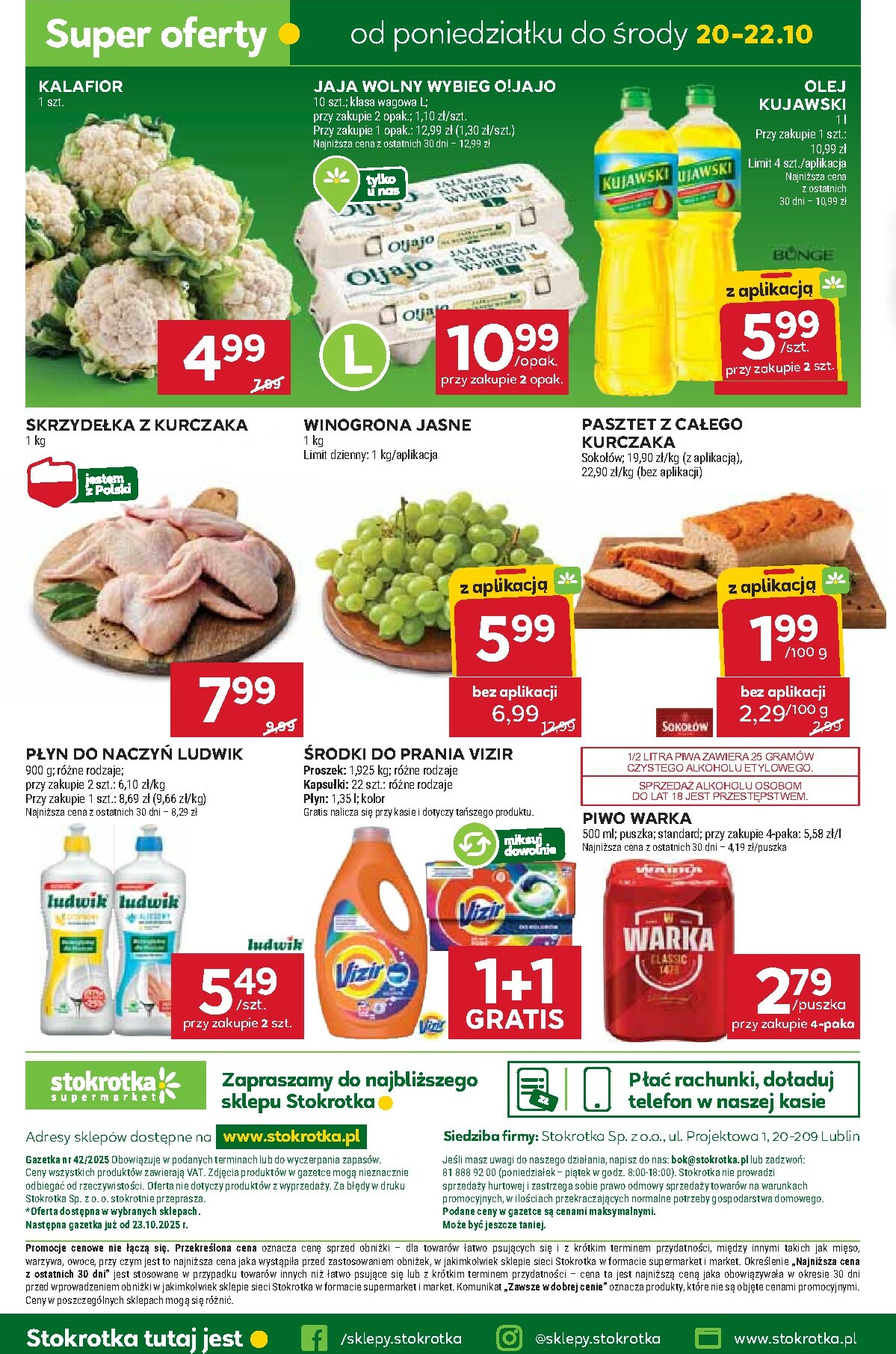 stokrotka - Gazetka Stokrotka - Supermarket - ważna od 16.10. do 22.10. - page: 40 stokrotka - Gazetka Stokrotka - Supermarket - ważna od 16.10. do 22.10. - page: 40