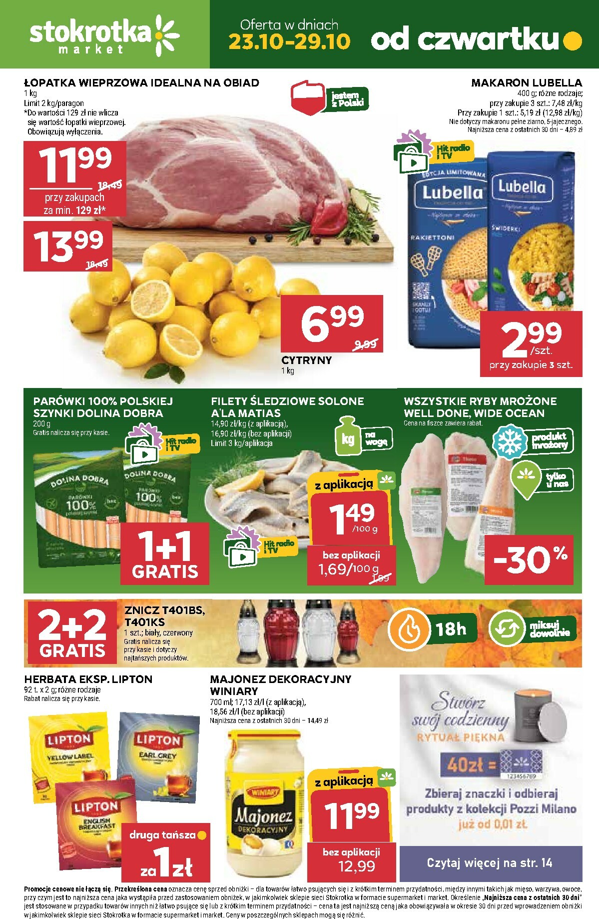 stokrotka - Gazetka Stokrotka - Market - ważna od 23.10. do 29.10.