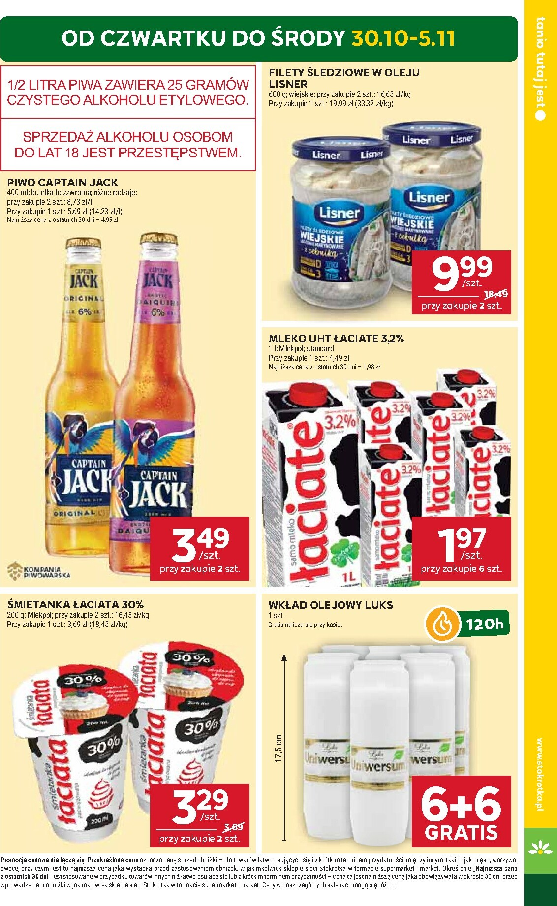 stokrotka - Gazetka Stokrotka - Supermarket - ważna od 30.10. do 05.11. - page: 3 stokrotka - Gazetka Stokrotka - Supermarket - ważna od 30.10. do 05.11. - page: 3