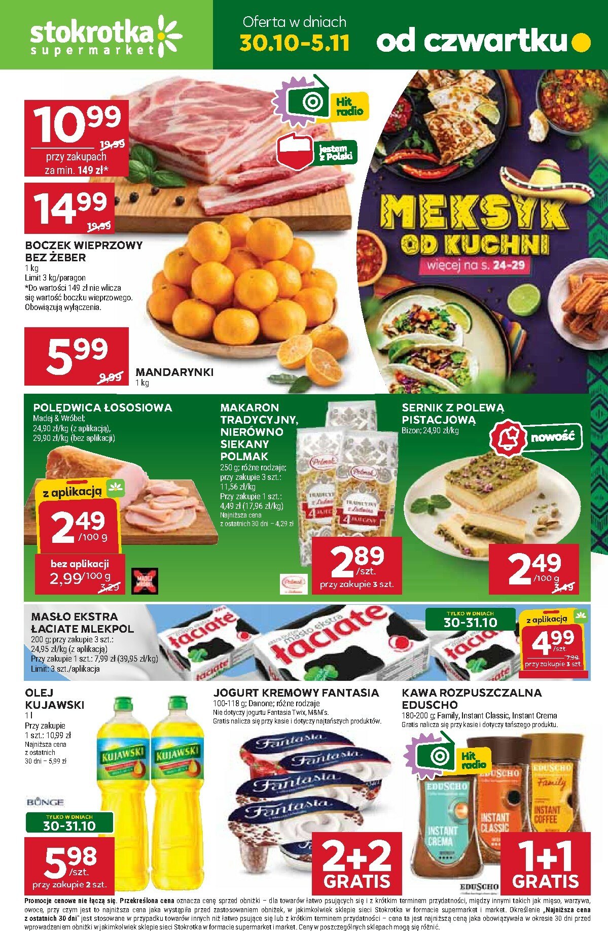 stokrotka - Gazetka Stokrotka - Supermarket - ważna od 30.10. do 05.11.