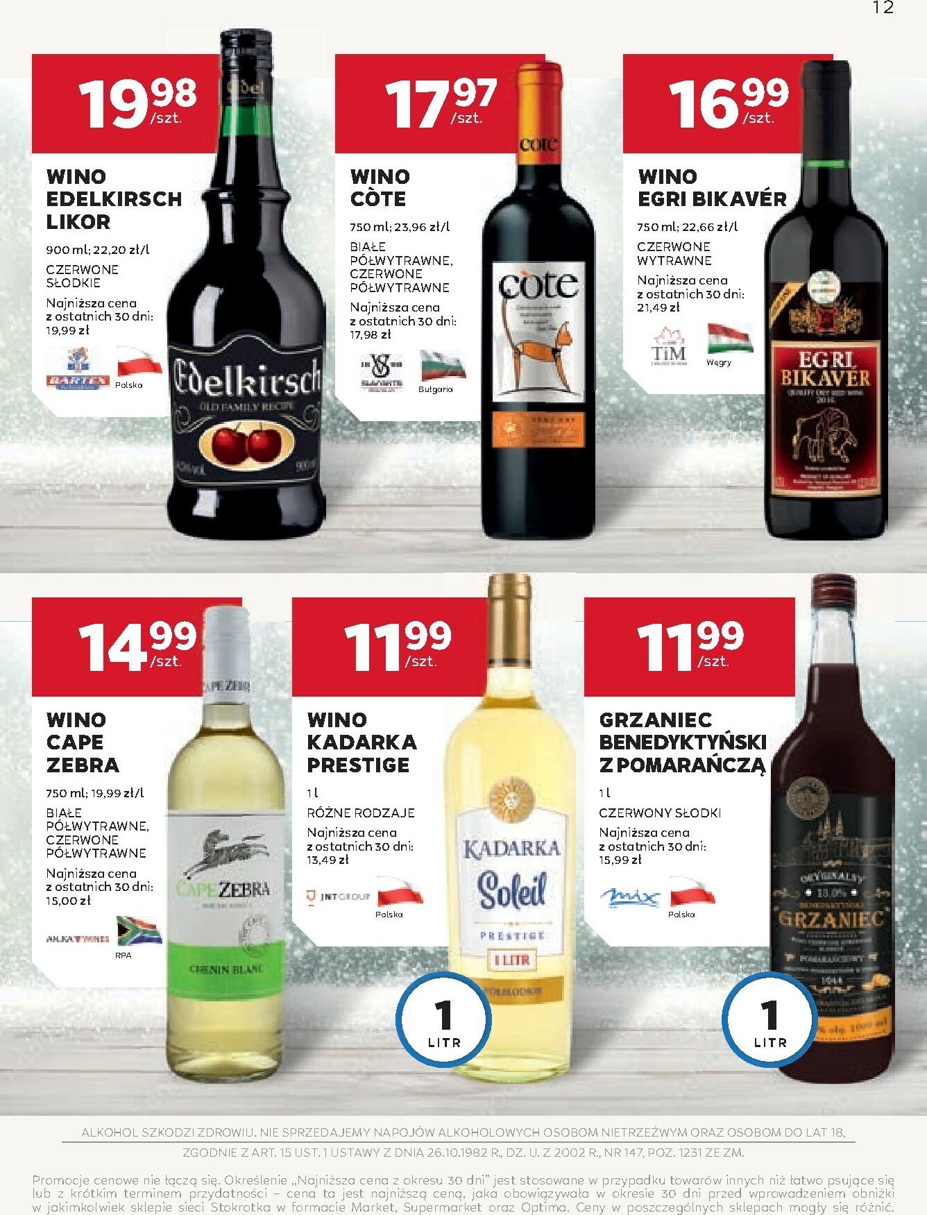 stokrotka - Gazetka Stokrotka - W dobrym smaku! - ważna od 06.11. do 03.12. - page: 12