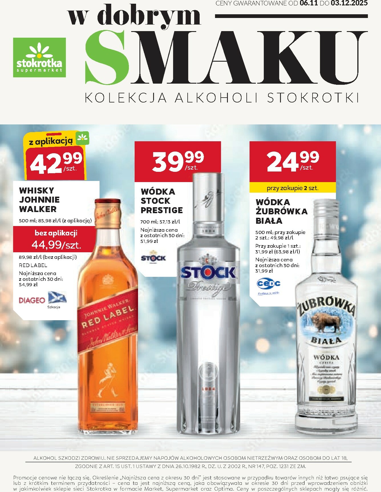 stokrotka - Gazetka Stokrotka - W dobrym smaku! - ważna od 06.11. do 03.12.