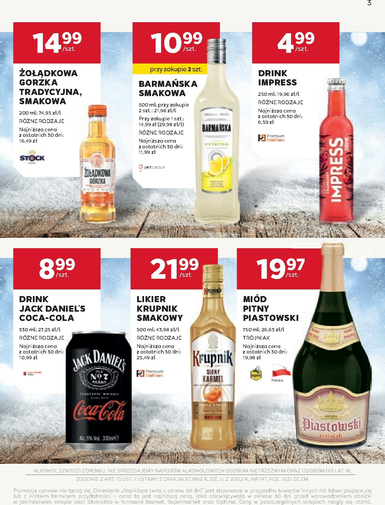 stokrotka - Gazetka Stokrotka - W dobrym smaku! - ważna od 06.11. do 03.12. - page: 3