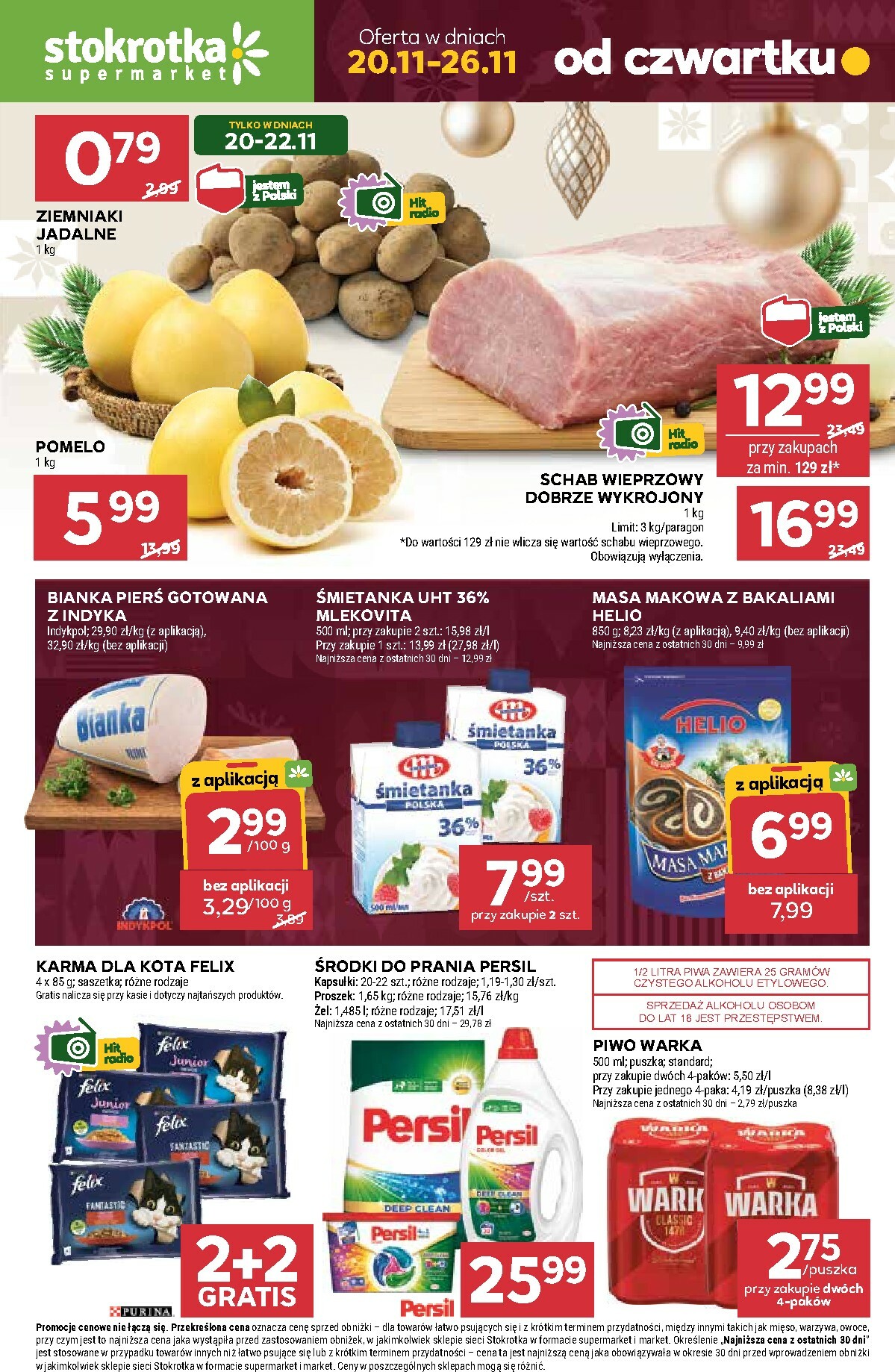 stokrotka - Gazetka Stokrotka - Supermarket - ważna od 20.11. do 26.11.