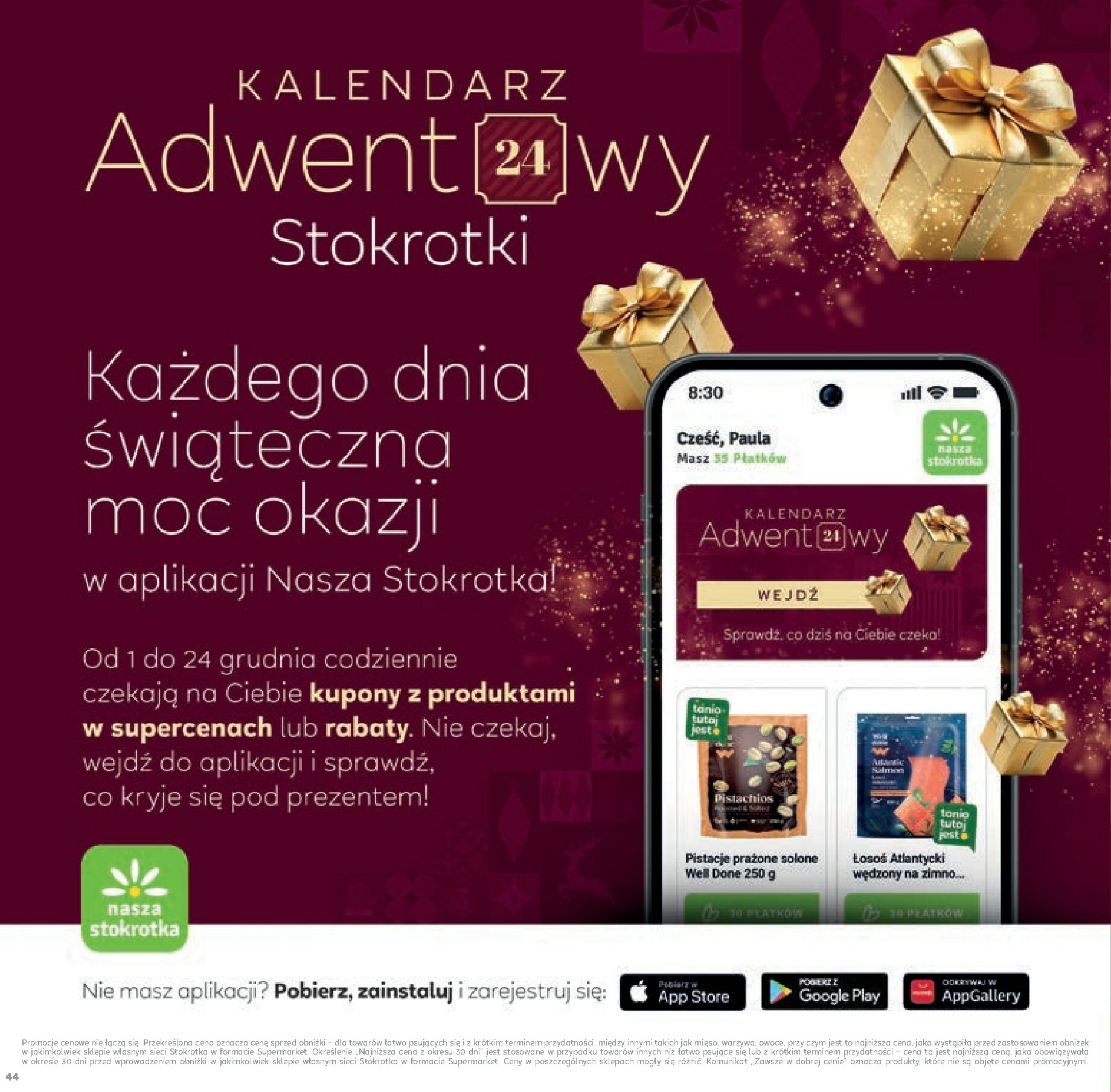 stokrotka - Gazetka Stokrotka - Katalog Boże Narodzenie! - ważna od 11.12. do 29.12. - page: 44