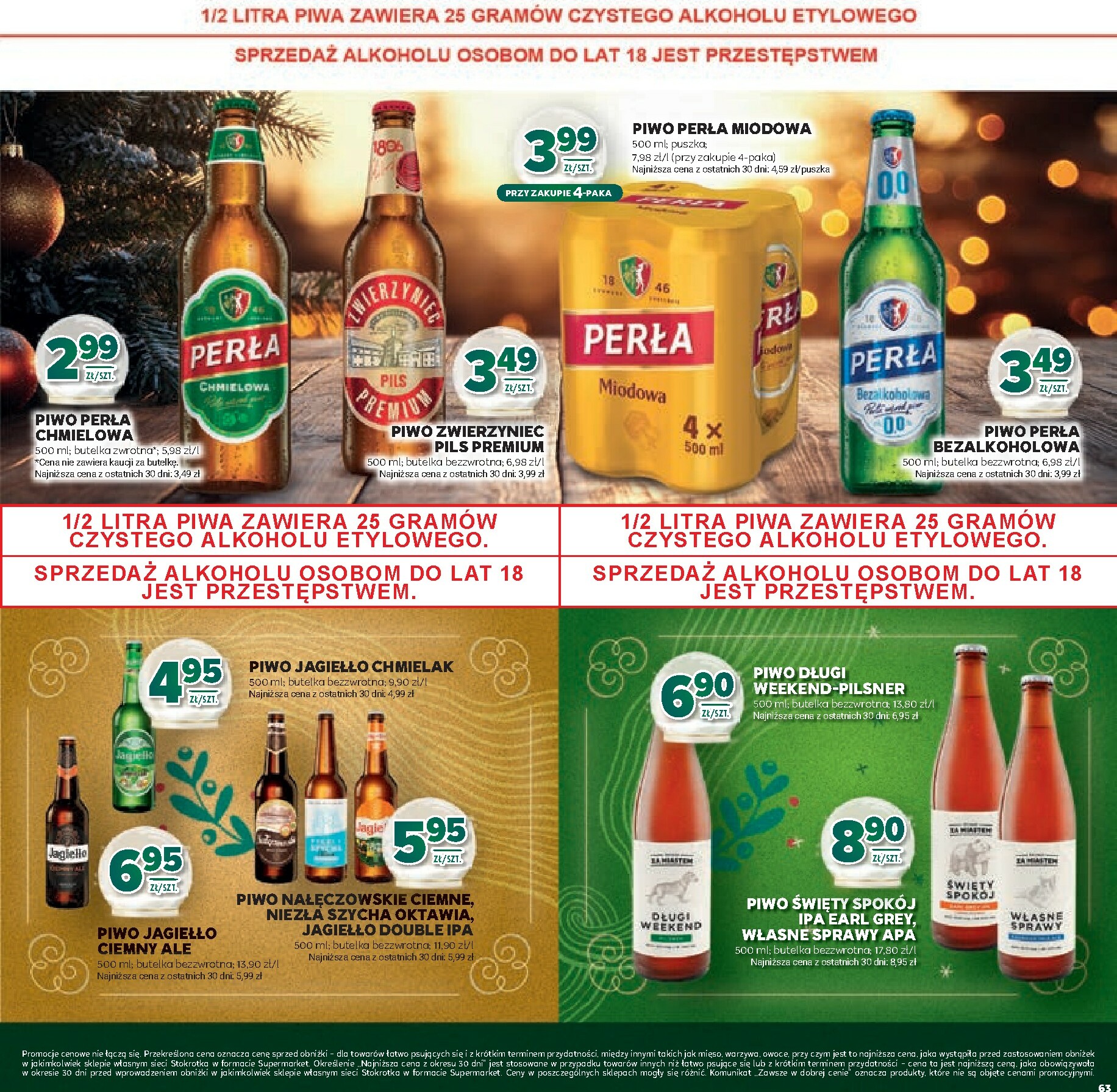 stokrotka - Gazetka Stokrotka - Katalog Boże Narodzenie! - ważna od 11.12. do 29.12. - page: 63