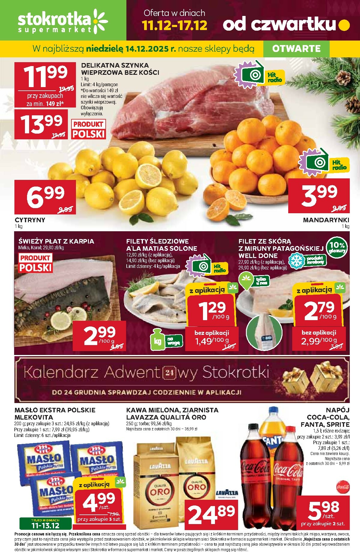 stokrotka - Gazetka Stokrotka - Supermarket - ważna od 11.12. do 17.12.
