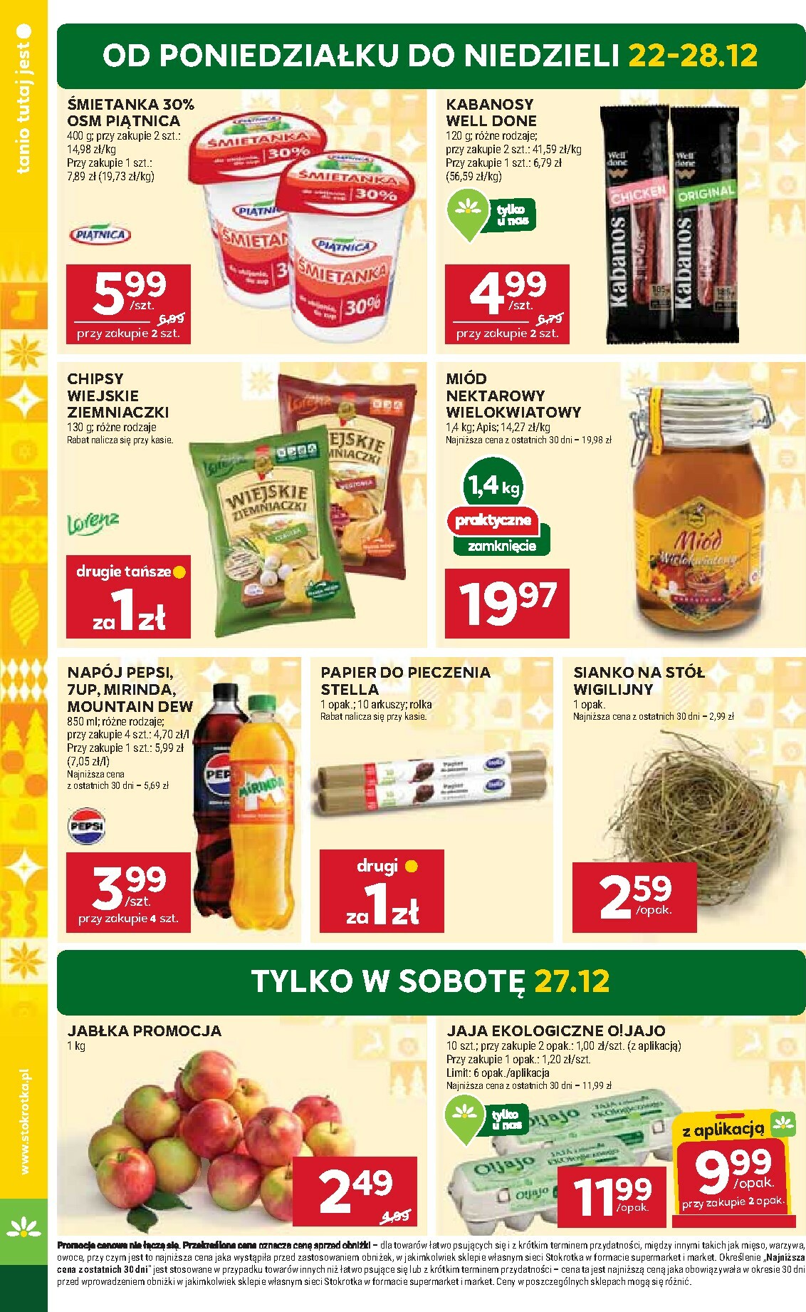 stokrotka - Gazetka Stokrotka - Supermarket - ważna od 22.12. do 28.12. - page: 6