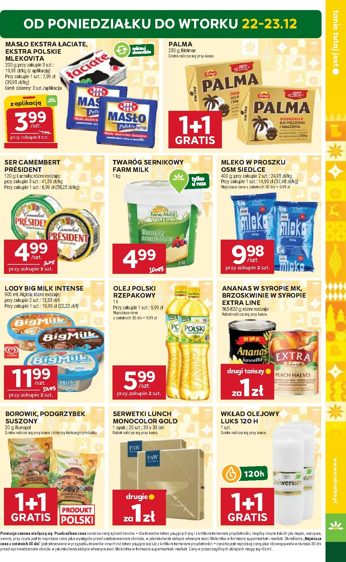 stokrotka - Gazetka Stokrotka - Supermarket - ważna od 22.12. do 28.12. - page: 5