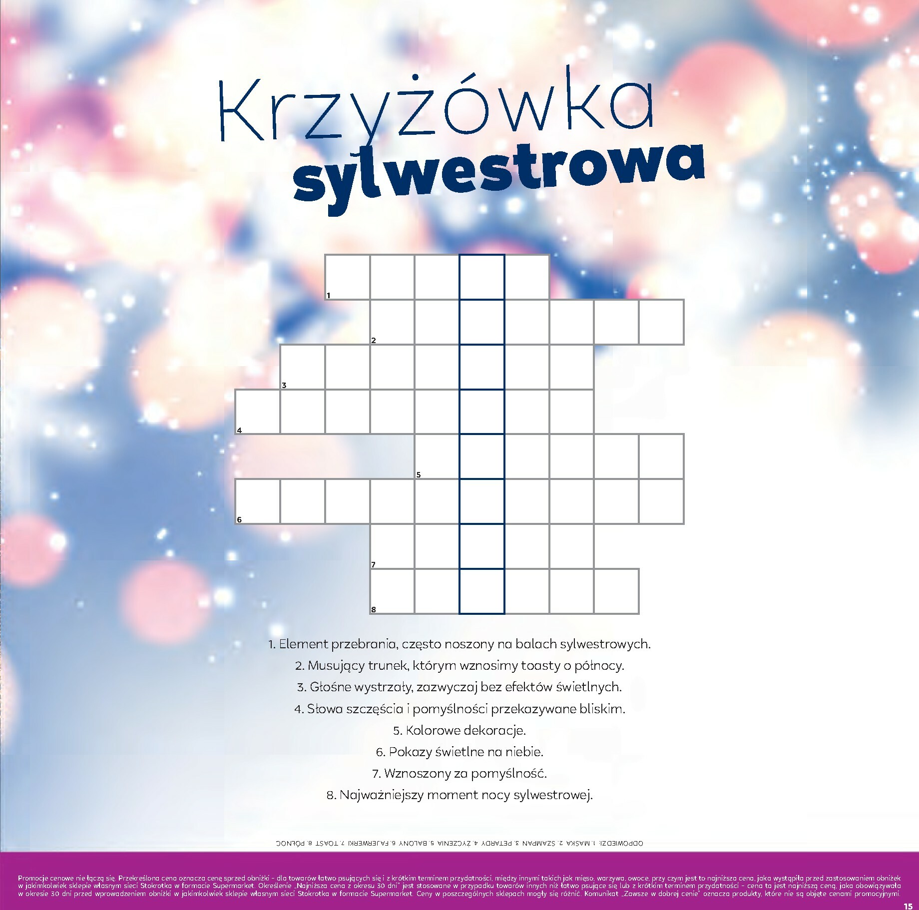 stokrotka - Gazetka Stokrotka - Katalog Sylwester - ważna od 30.12. do 14.01. - page: 15